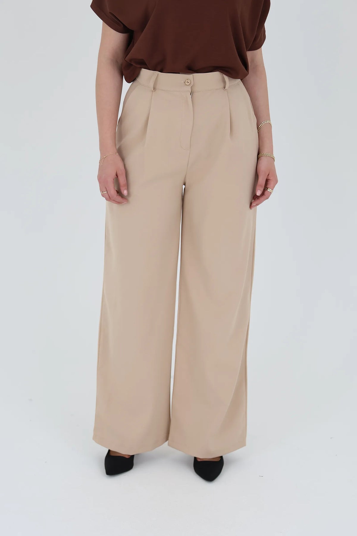 Pantallona wide leg