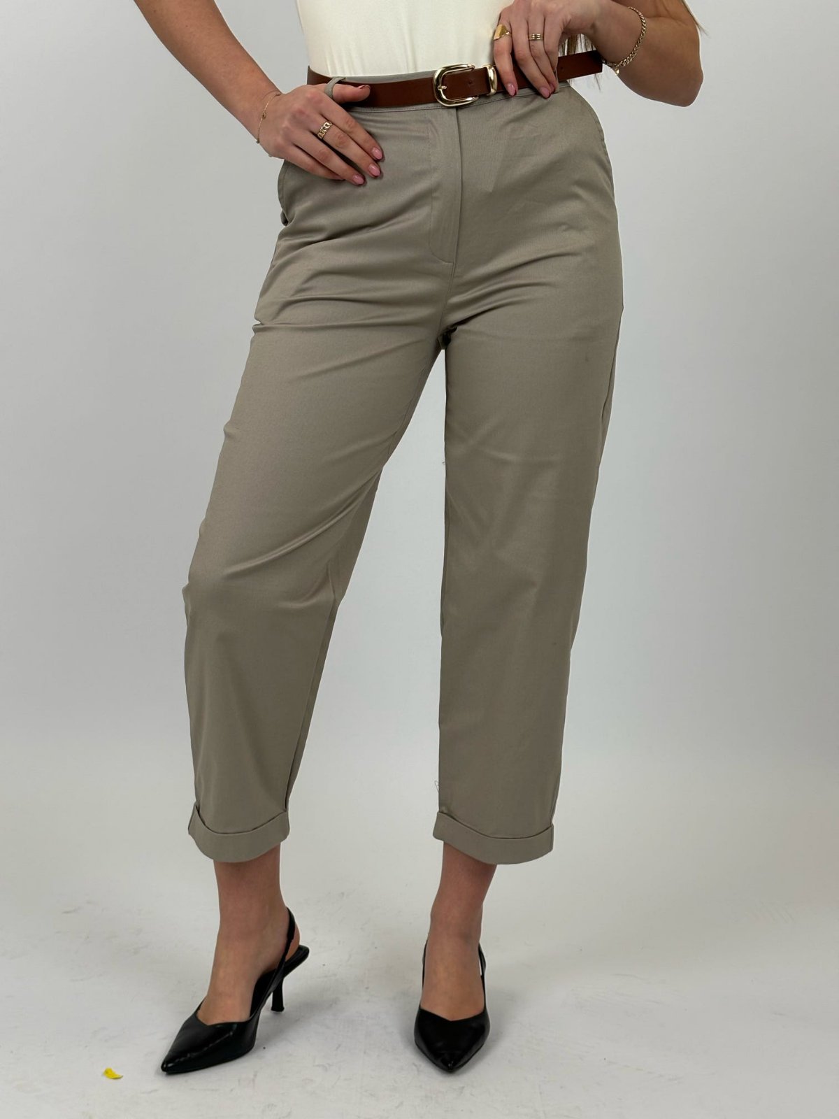 Pantollona chic cropped