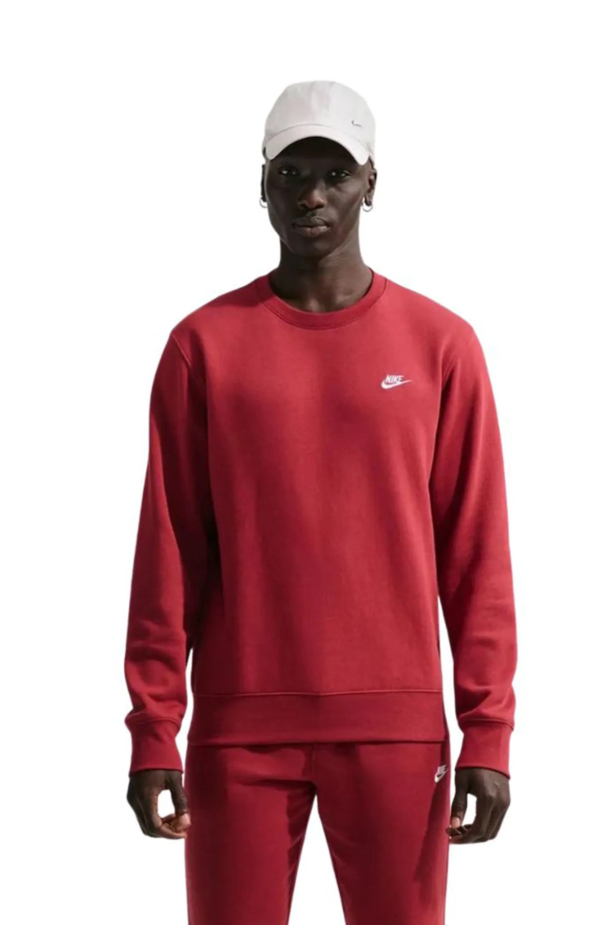 Duks nike club men's fleece crew FN3886-613