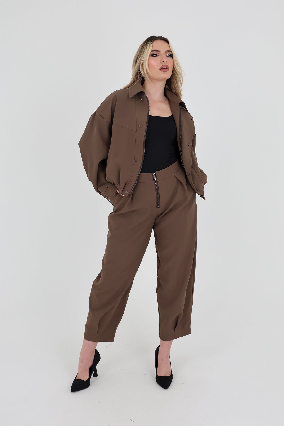 Pantallona front zip
