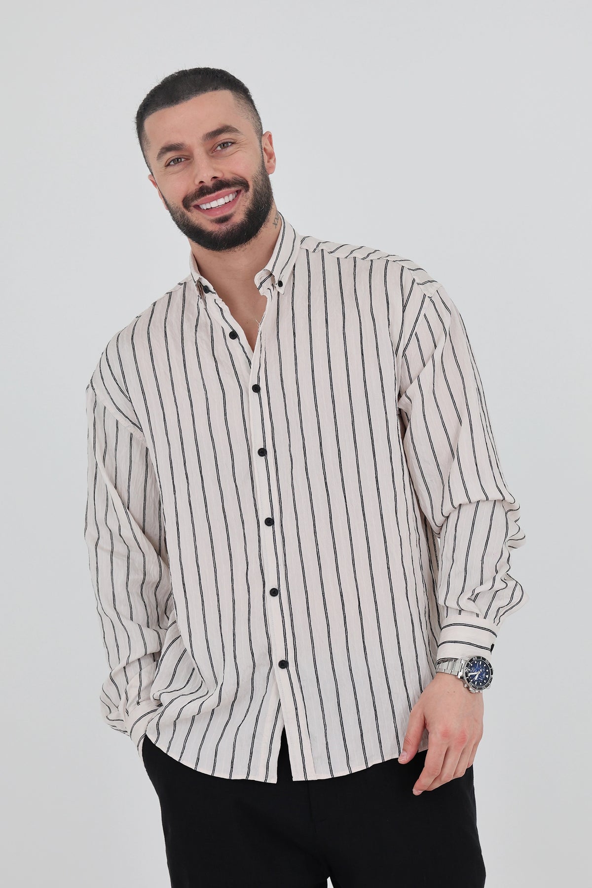 Kemishe pinstripe