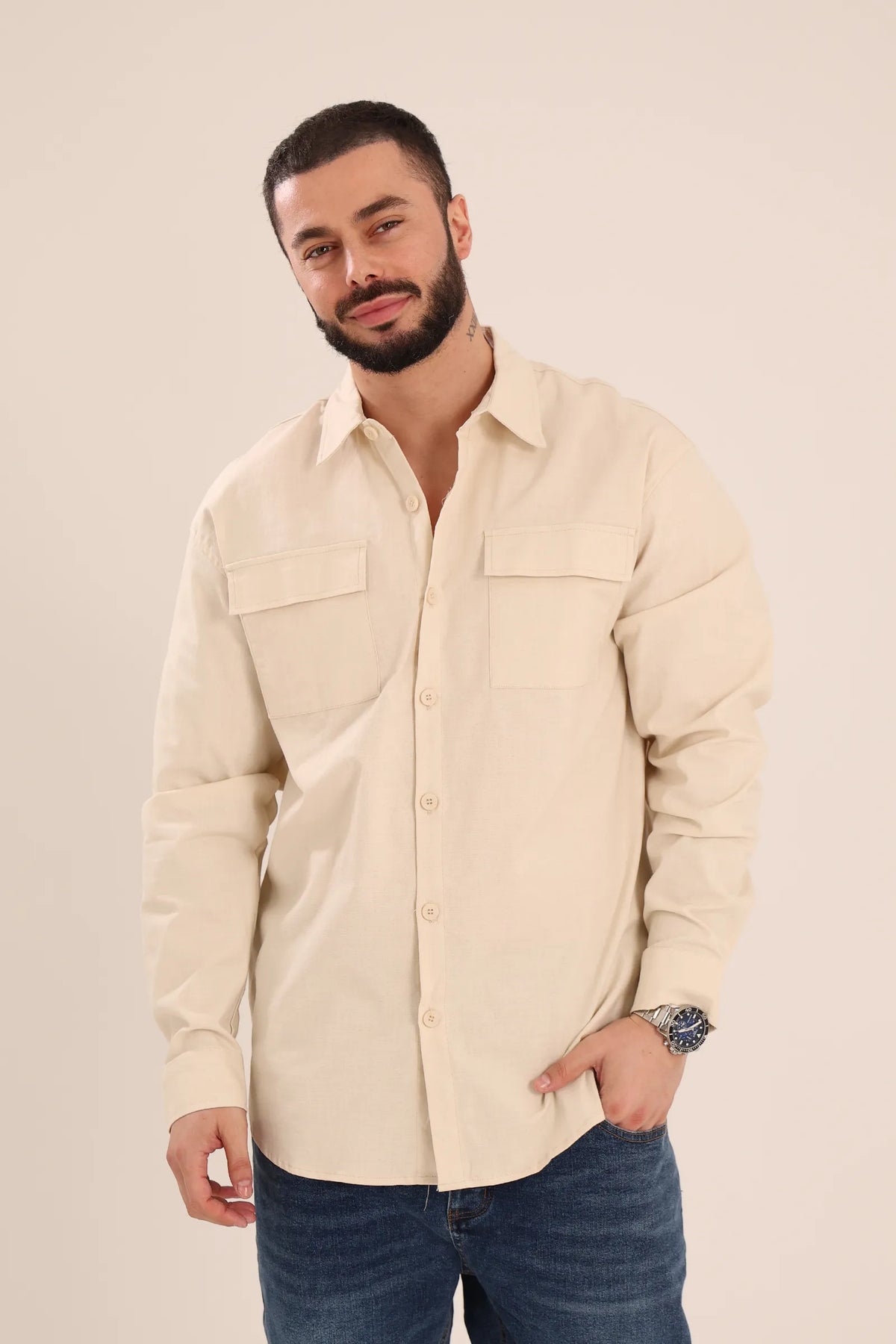Kemishe pocket overshirt
