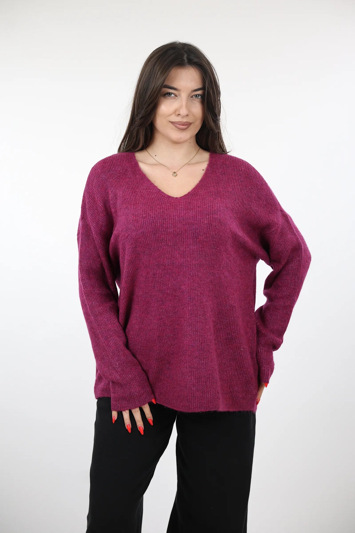 Xhemper deep v knit