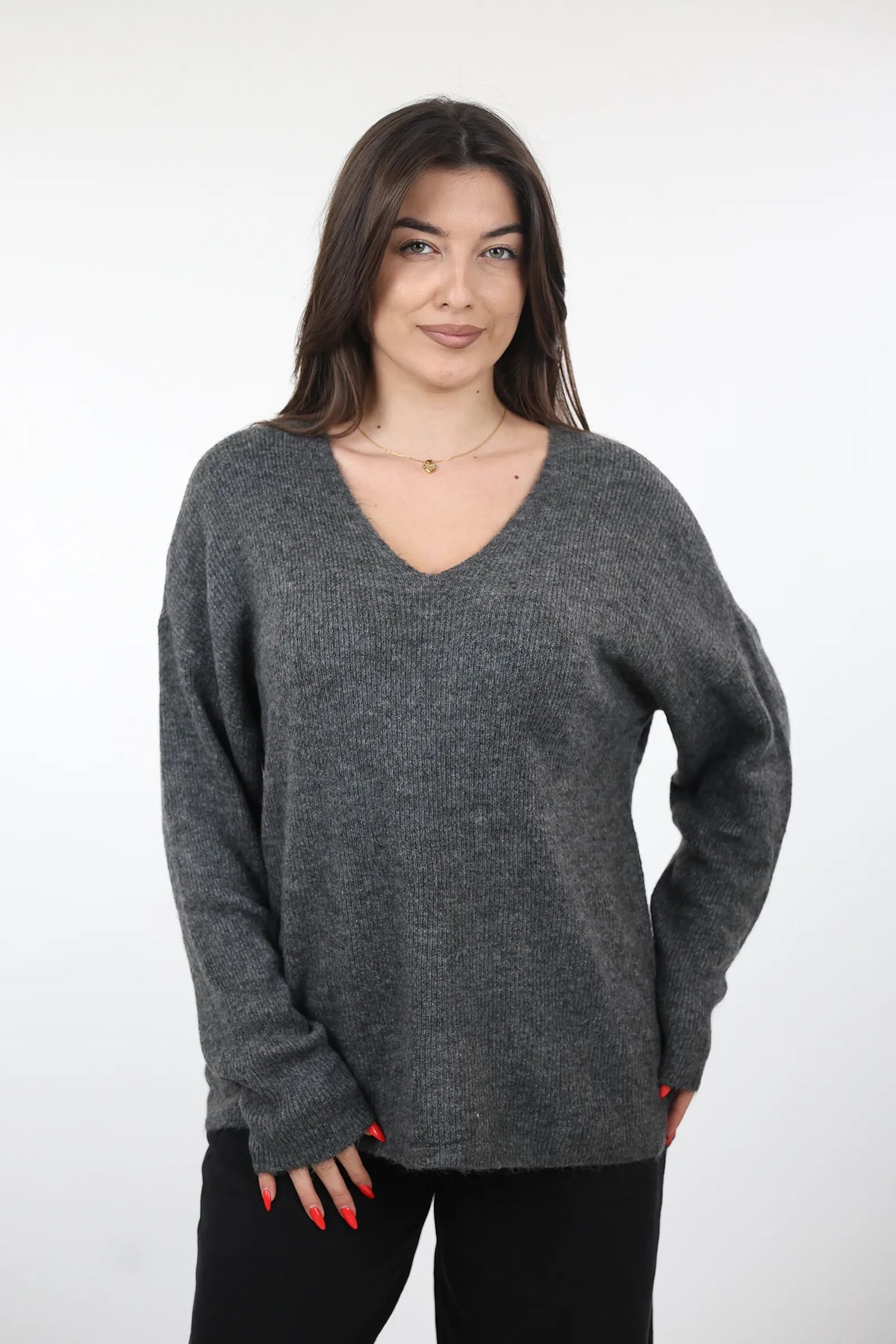 Xhemper deep v knit