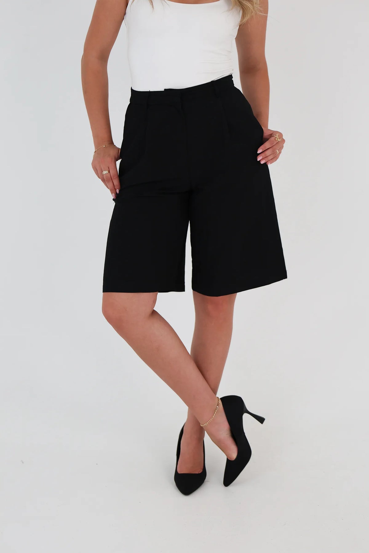 Pantallona high waisted shorts