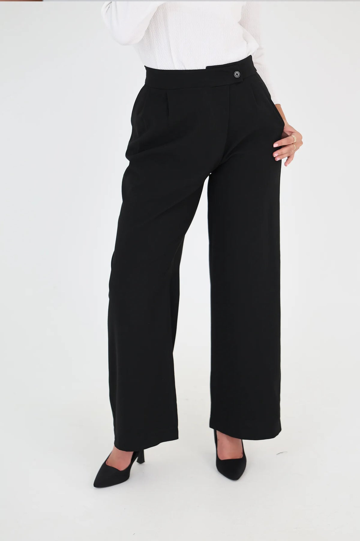 Pantallona wide-leg