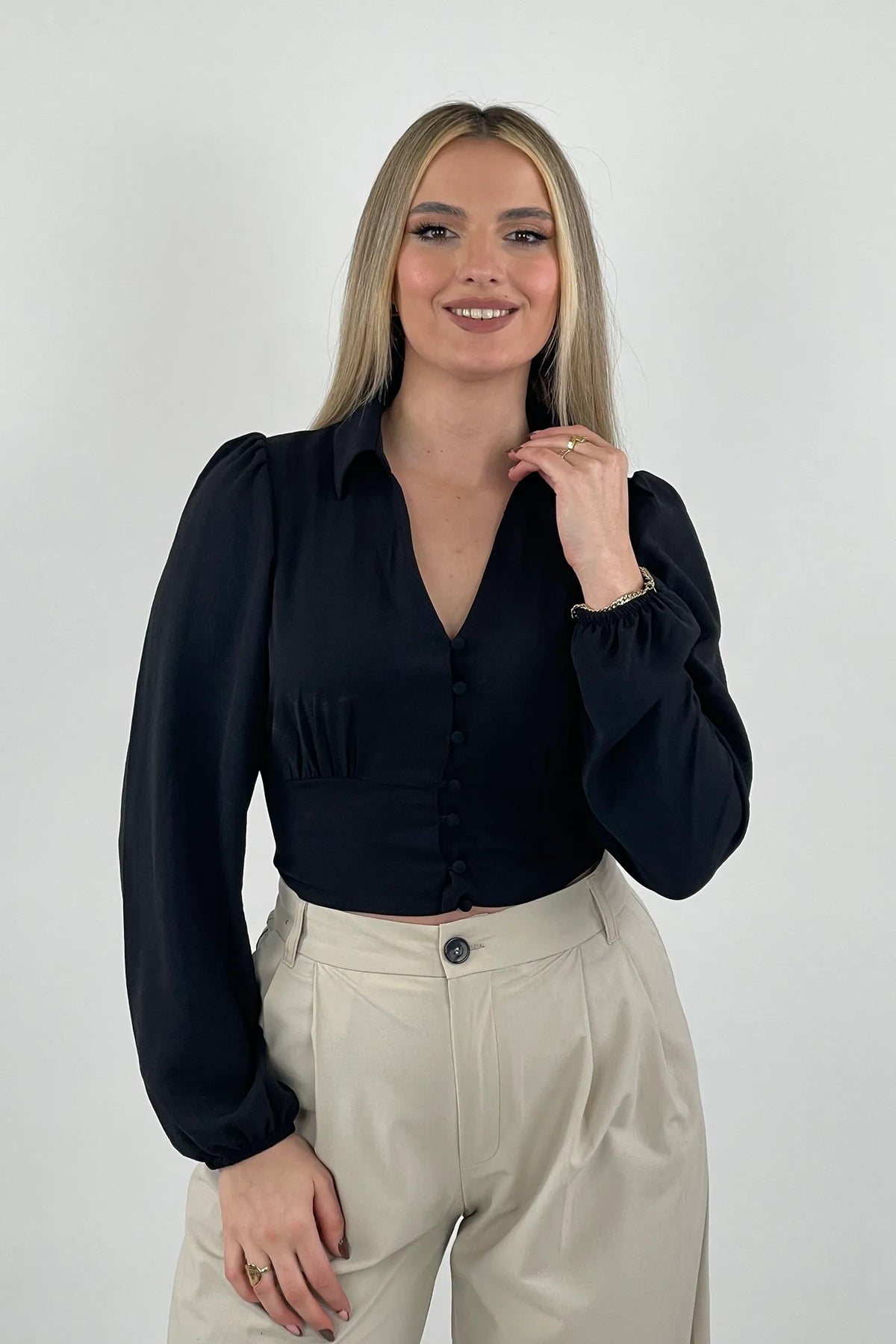 Kemishe shirred waist