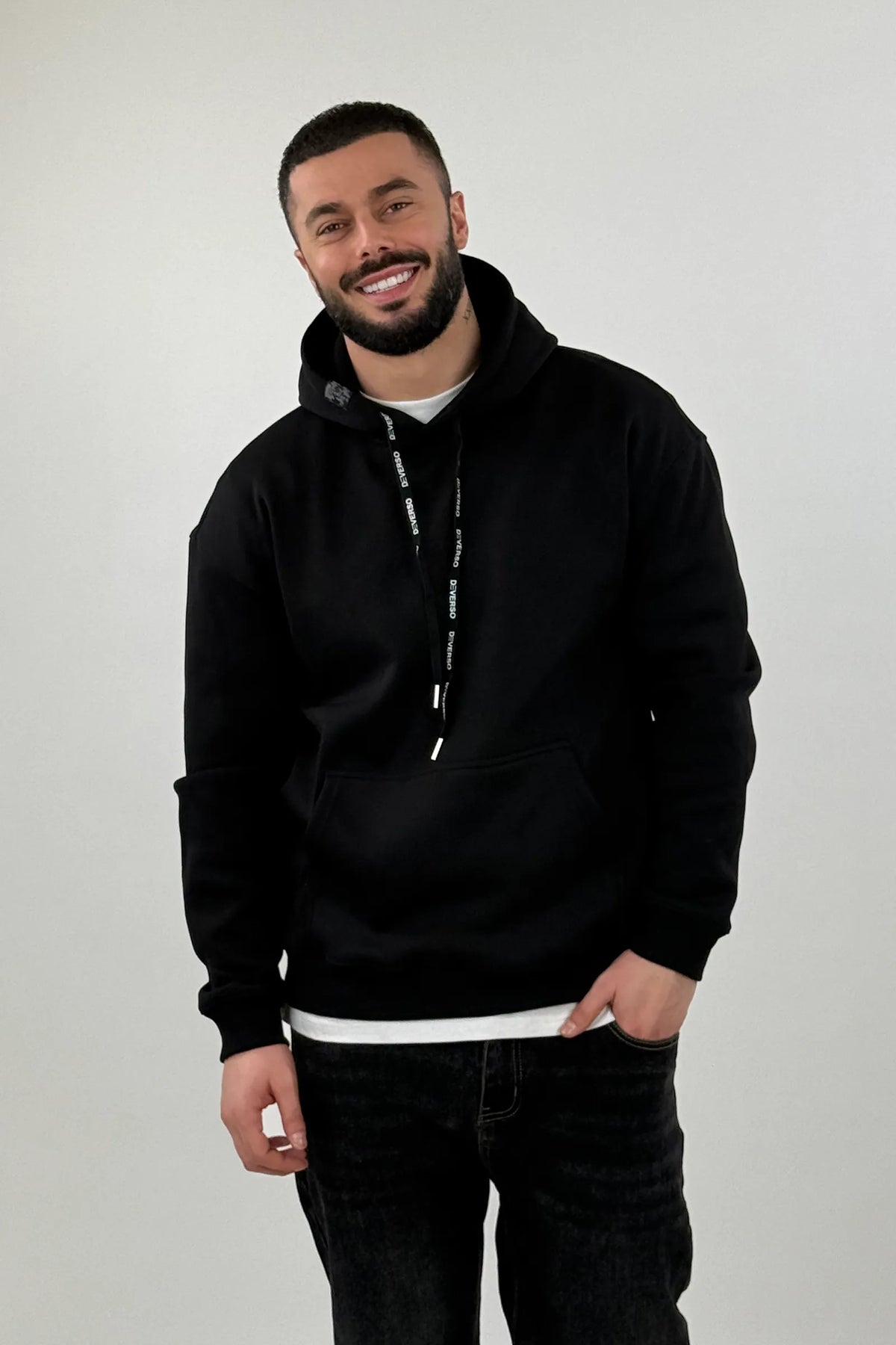 Duks relaxed fit kangaroo