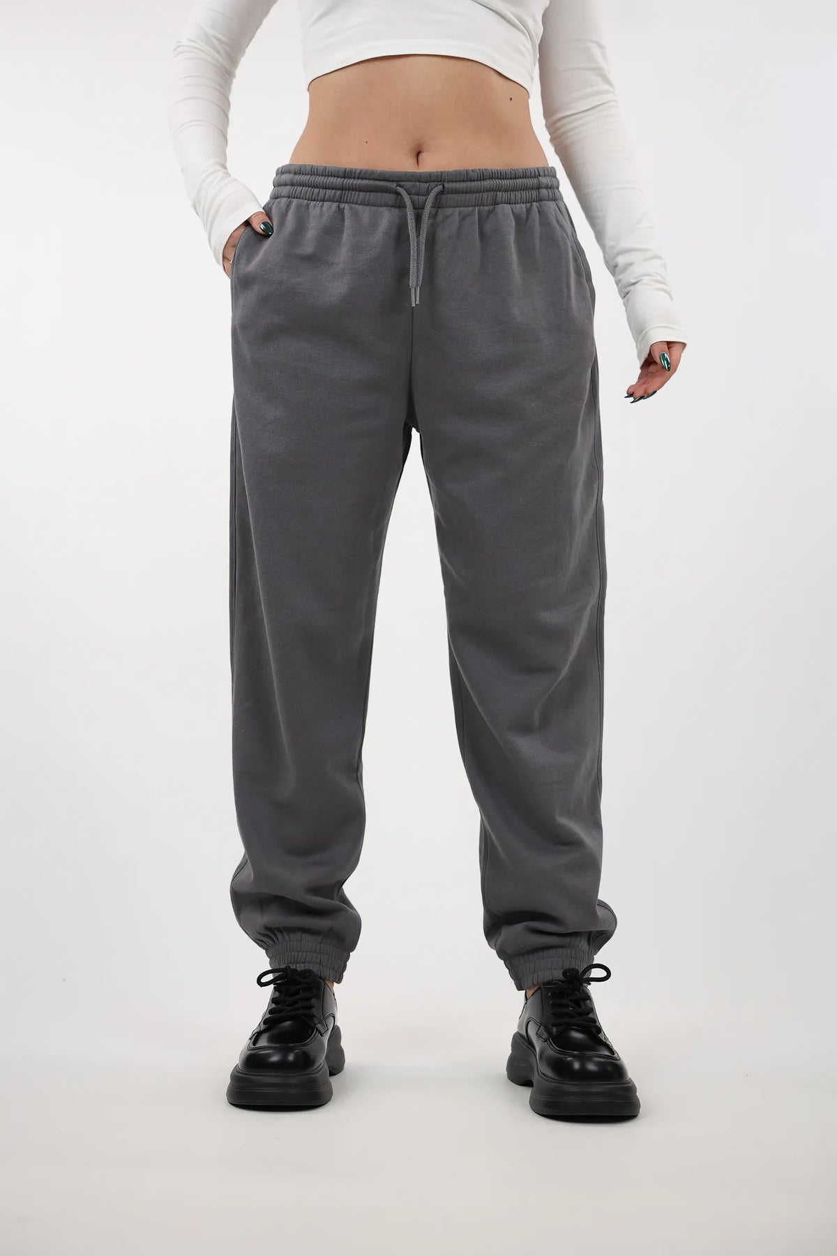 Trenerka elastic waist fleece