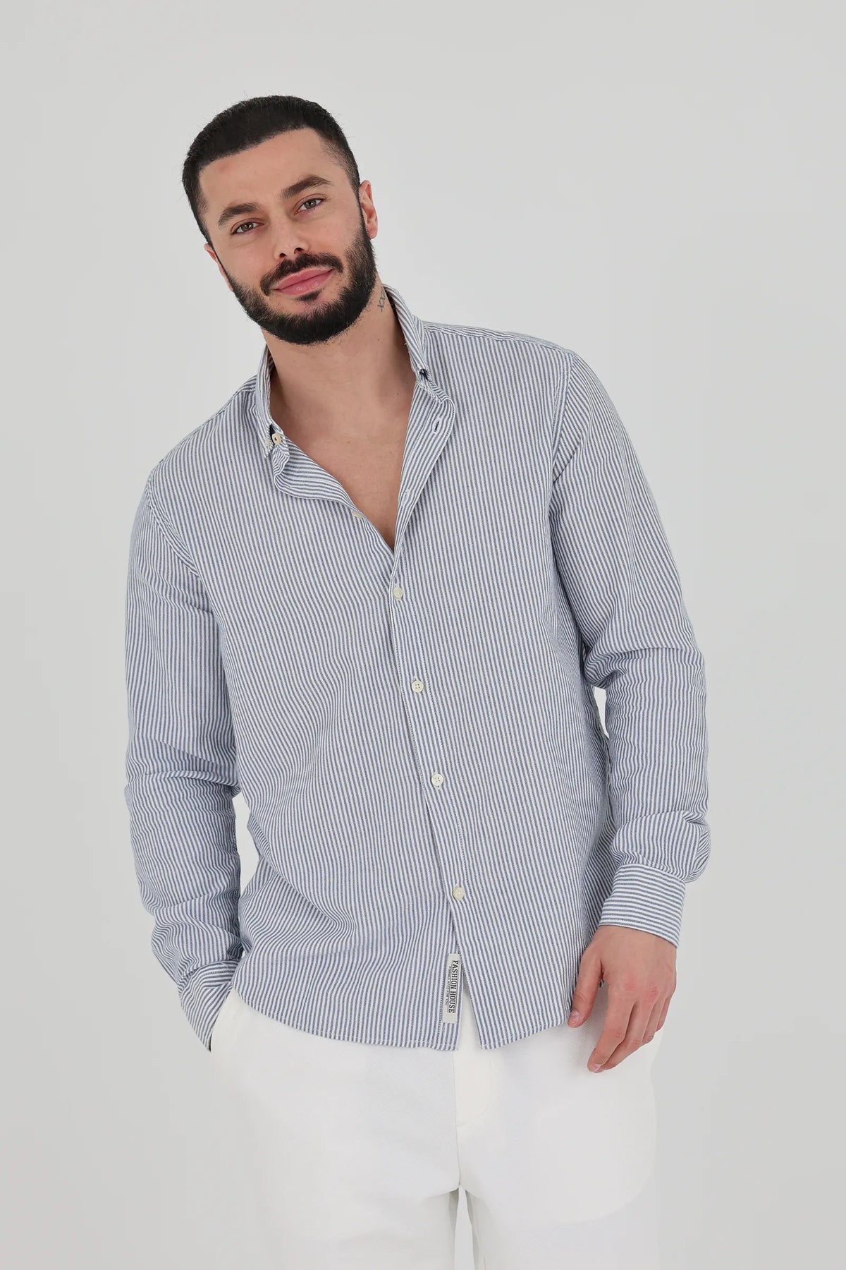 Kemishe stripe button up