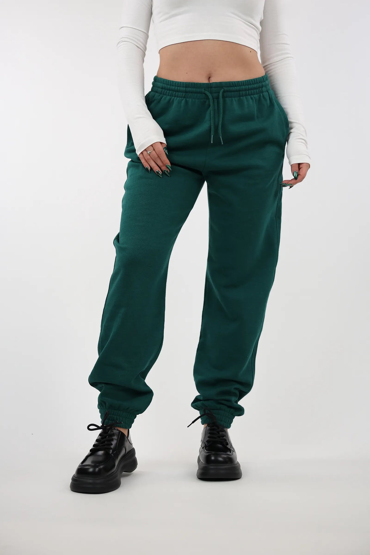 Trenerka elastic waist fleece