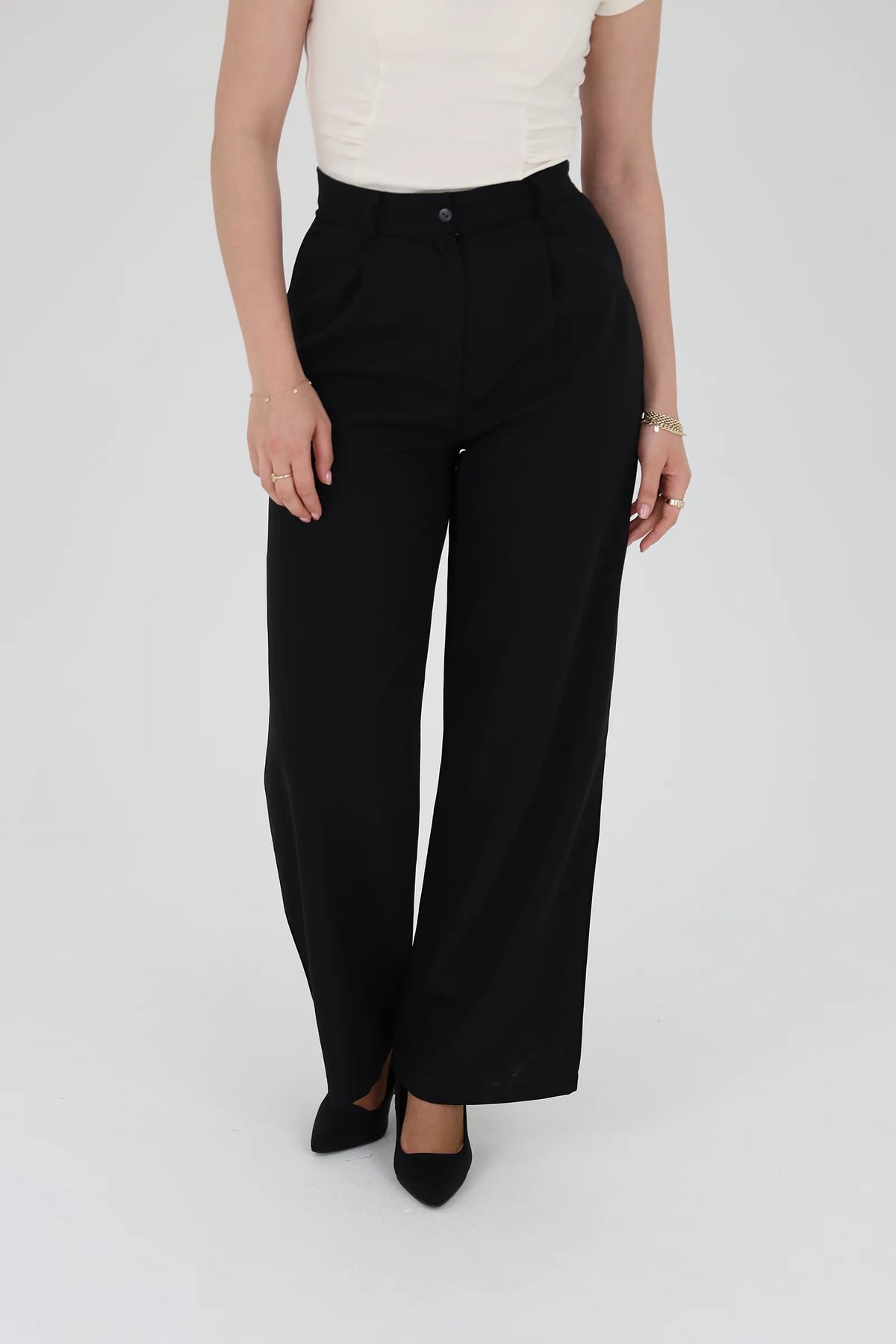 Pantallona wide leg