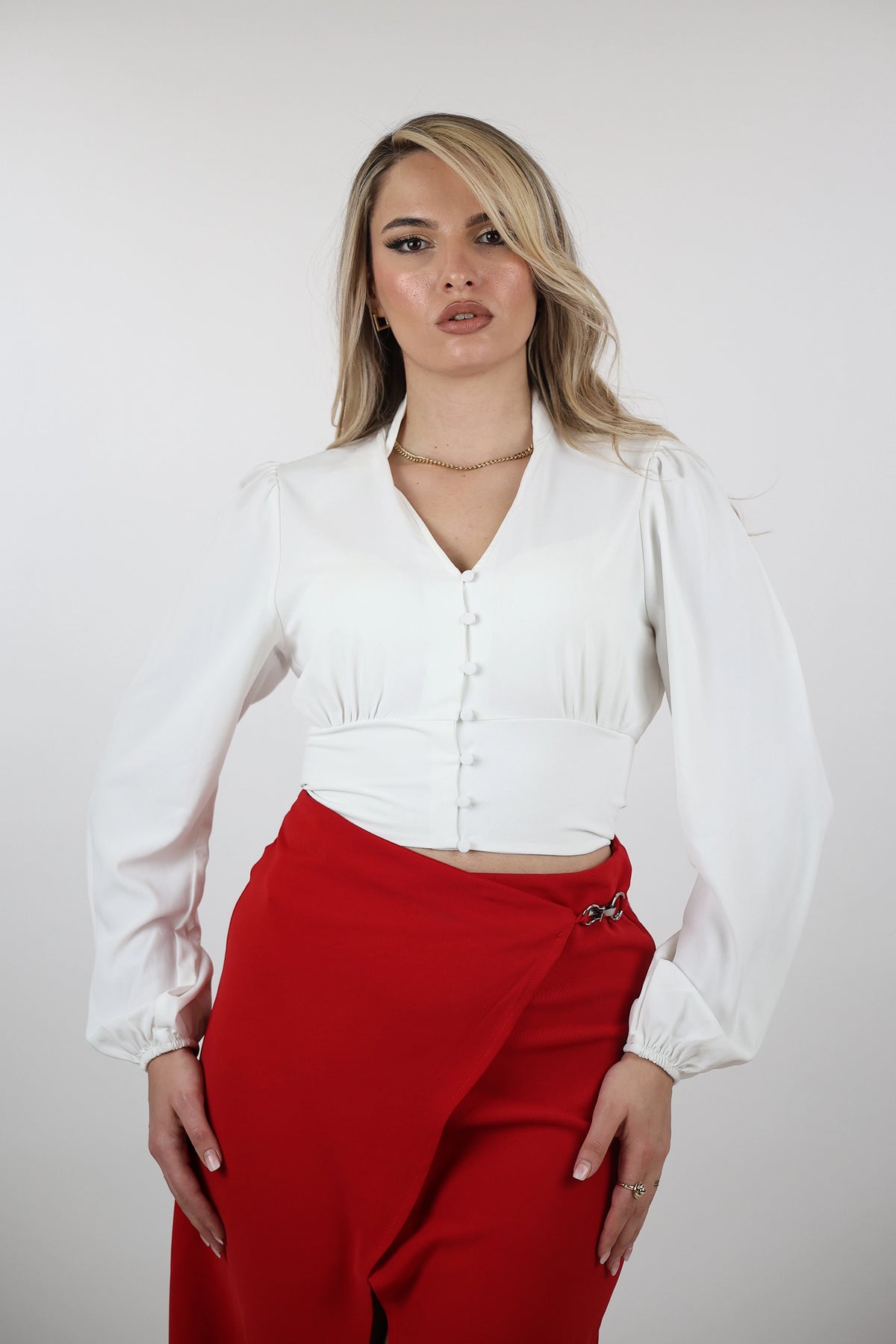 Kemishe shirred waist