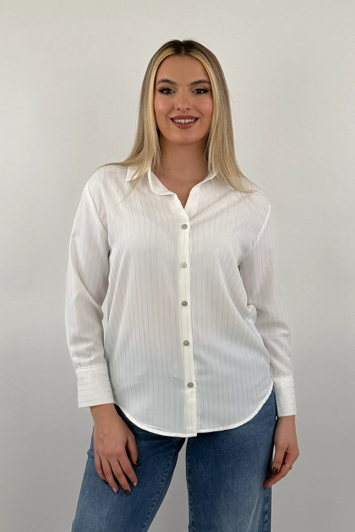 Kemishe striped poplin shirt
