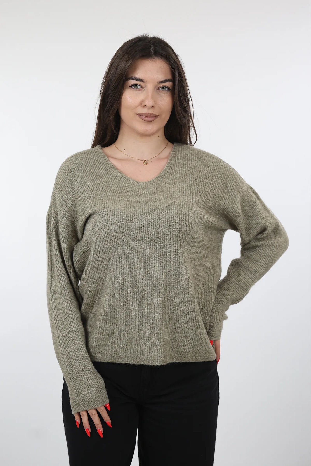 Xhemper deep v knit