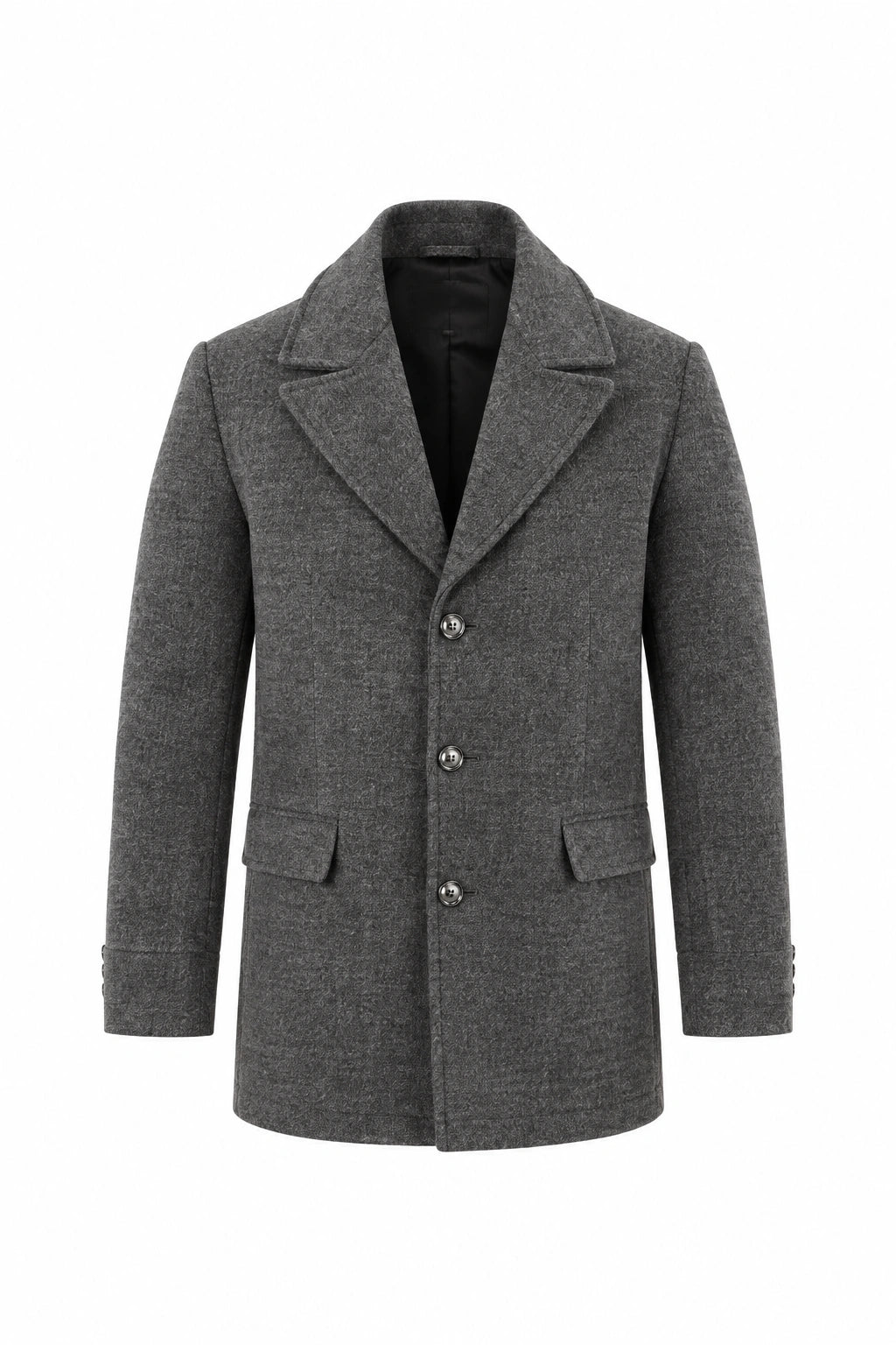Pallto slim fit roll neck