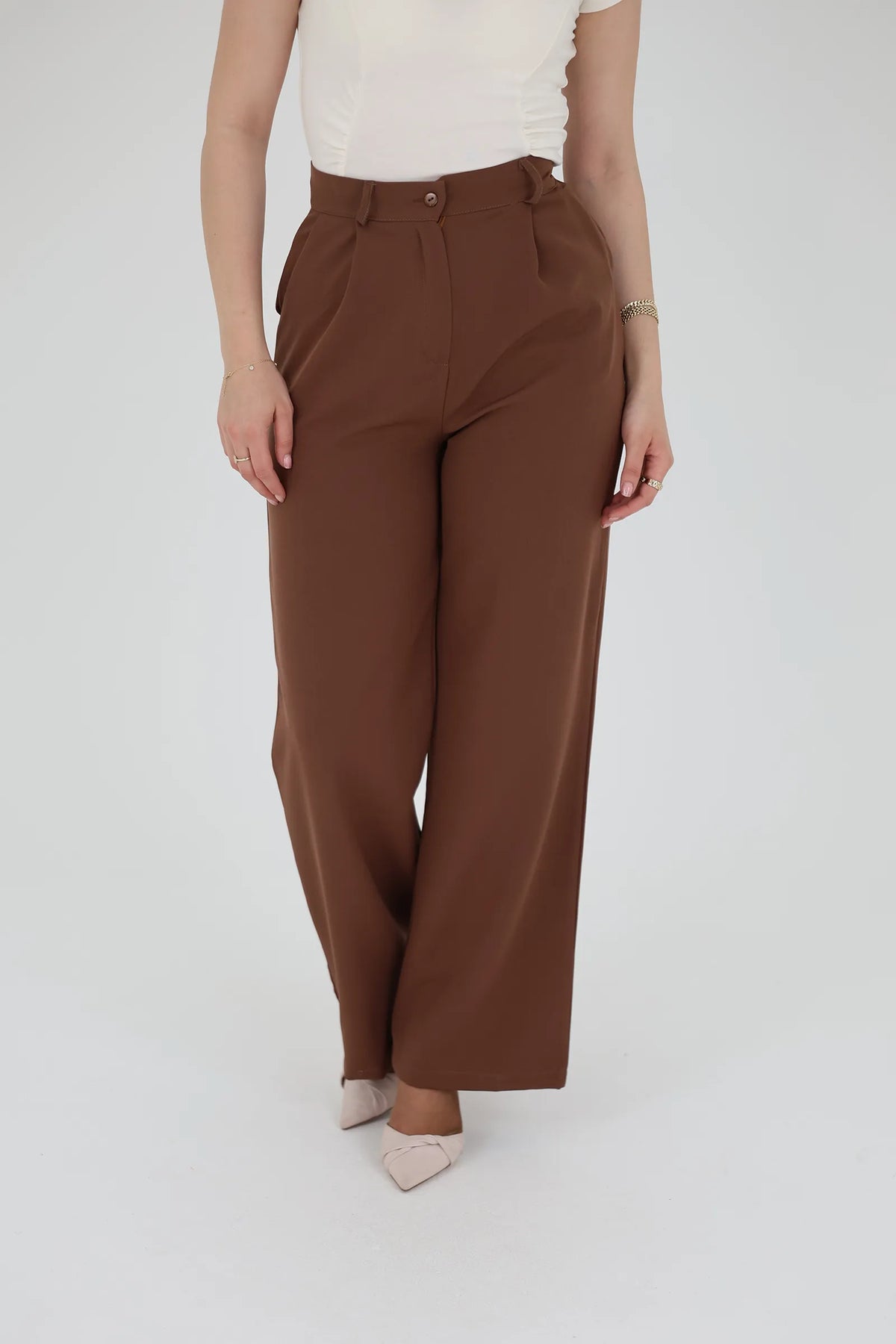 Pantallona wide leg