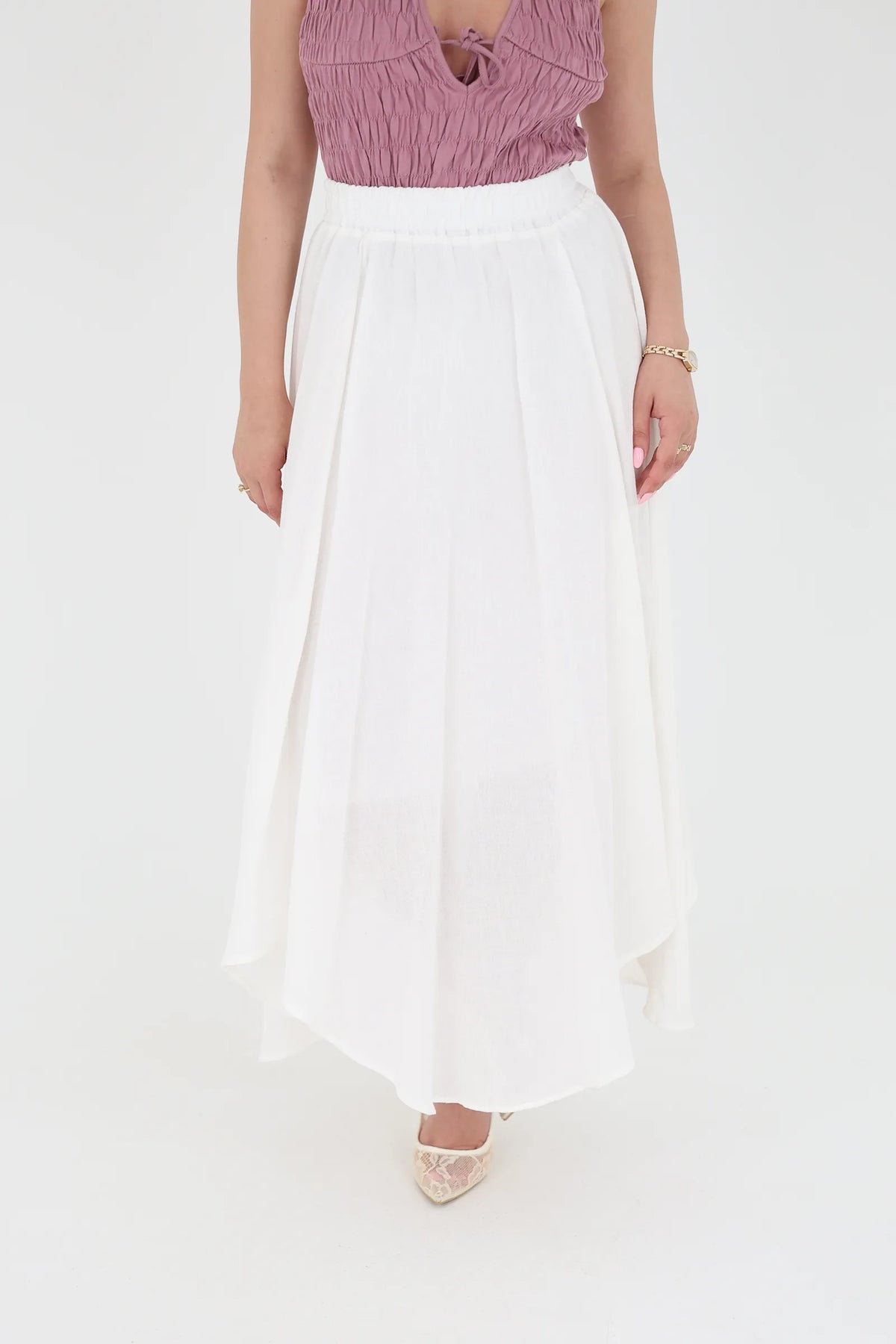 Fund flowy linen
