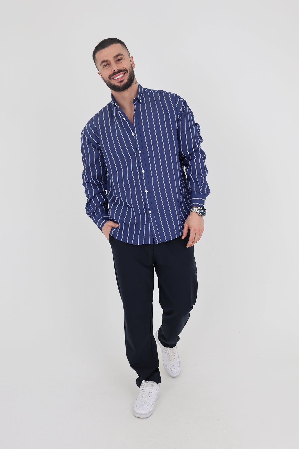 Kemishe pinstripe