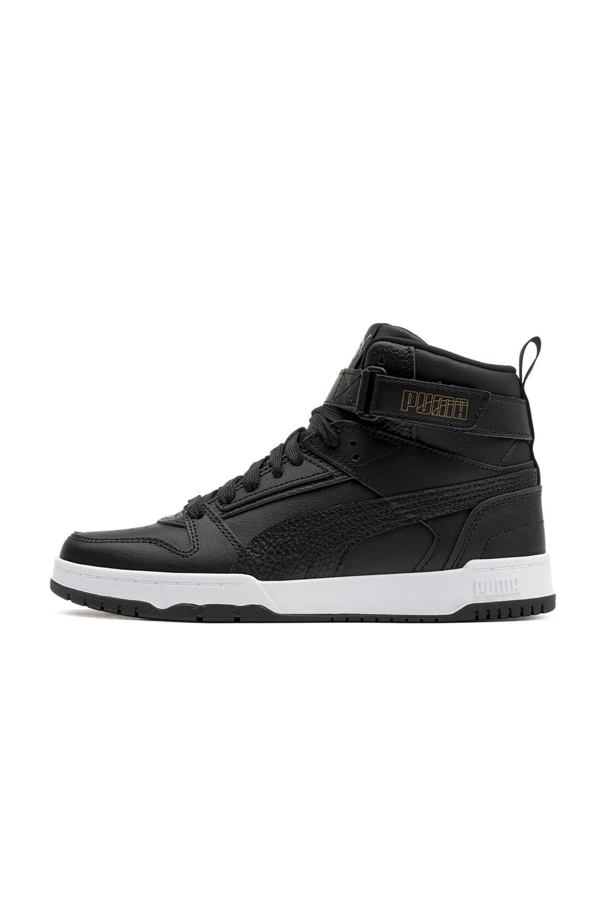 PUMA Mid Shoes RBD Game Sneaker Black-Team Gold 386172-03