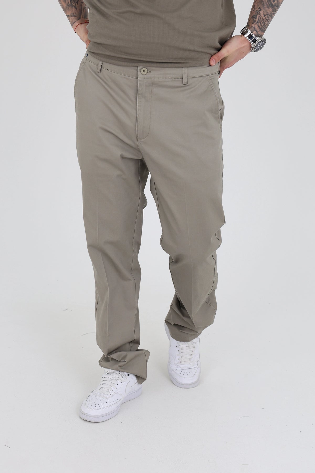 Pantallona flat front