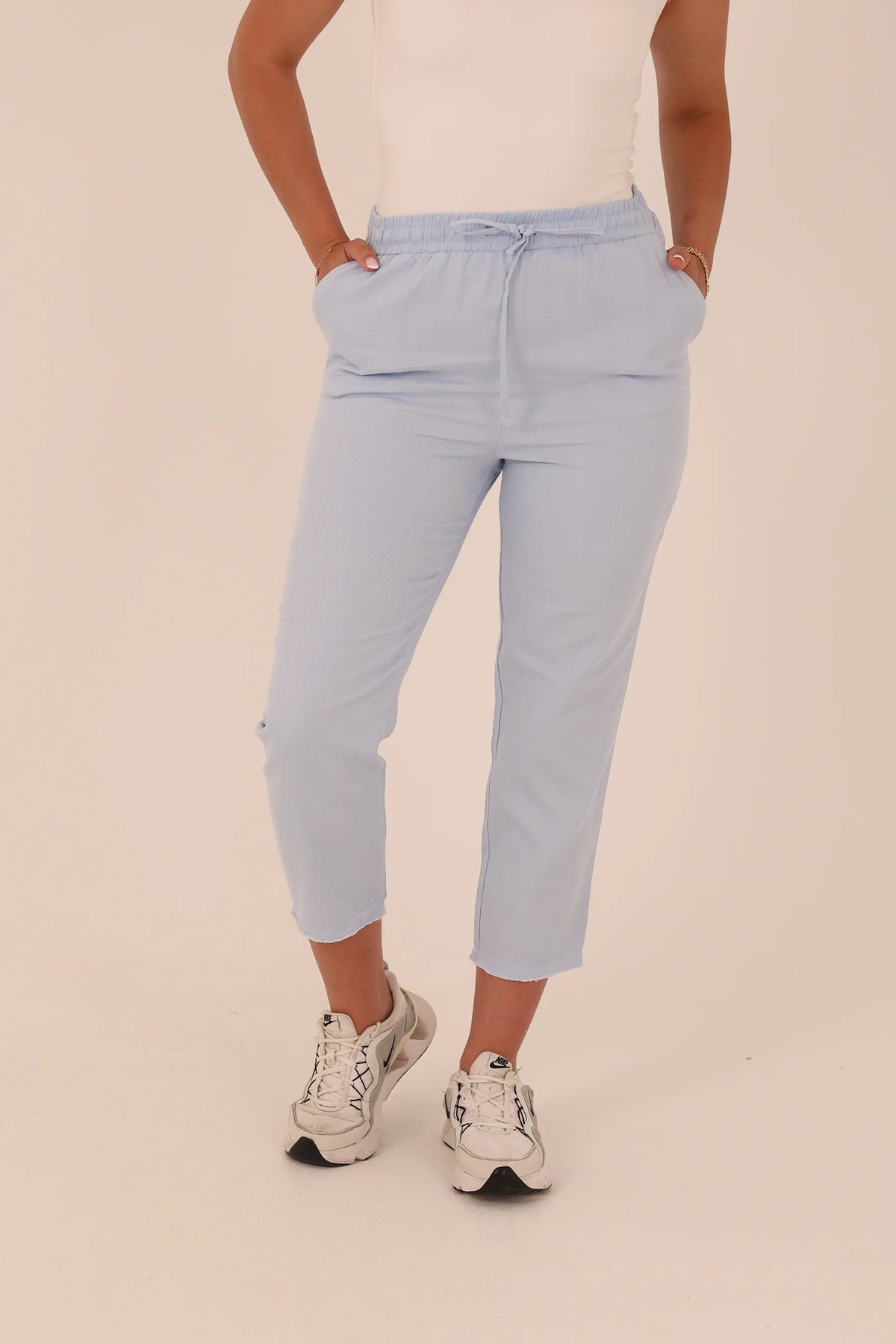 Pantallona cropped carrot