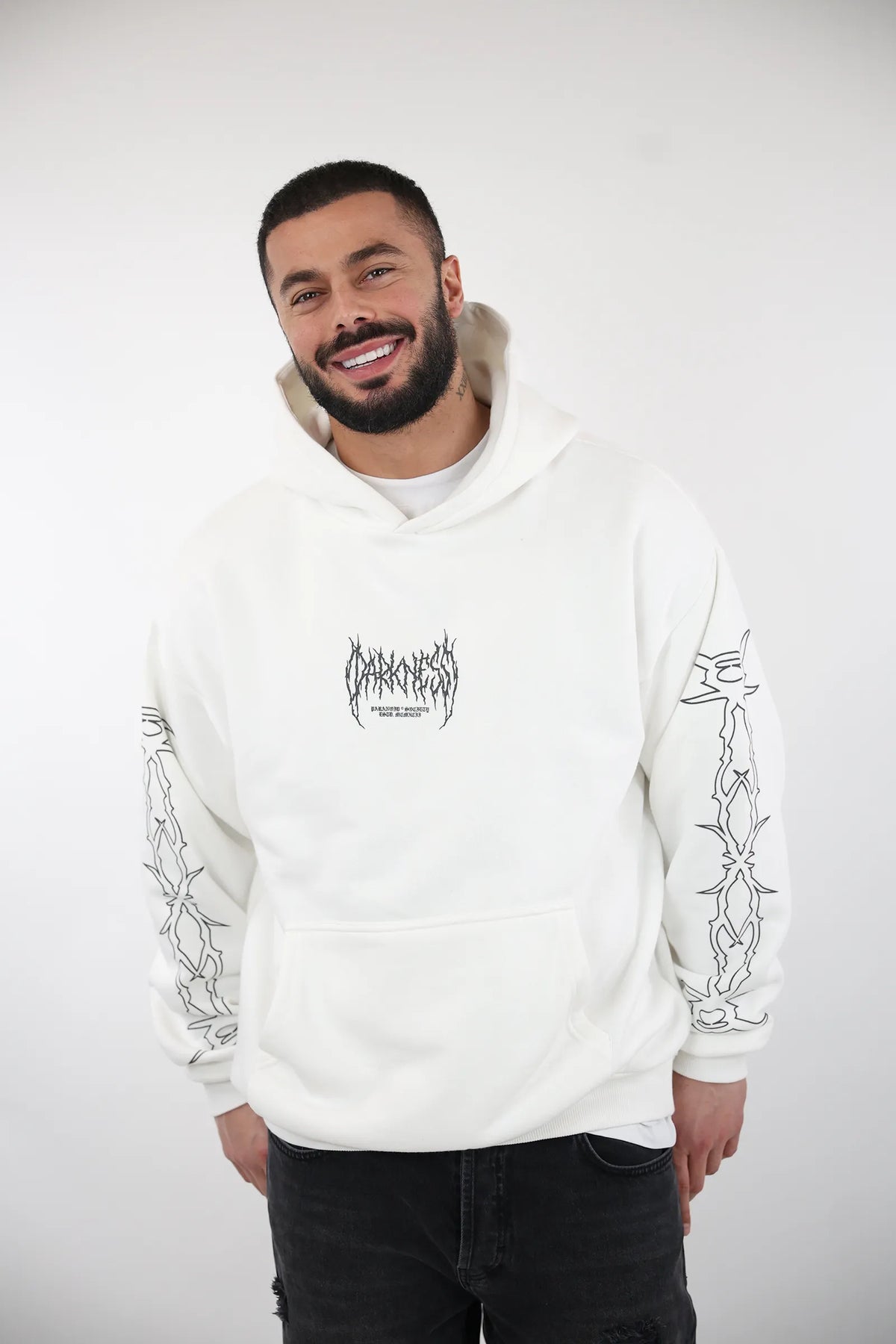 Duks print hoodie