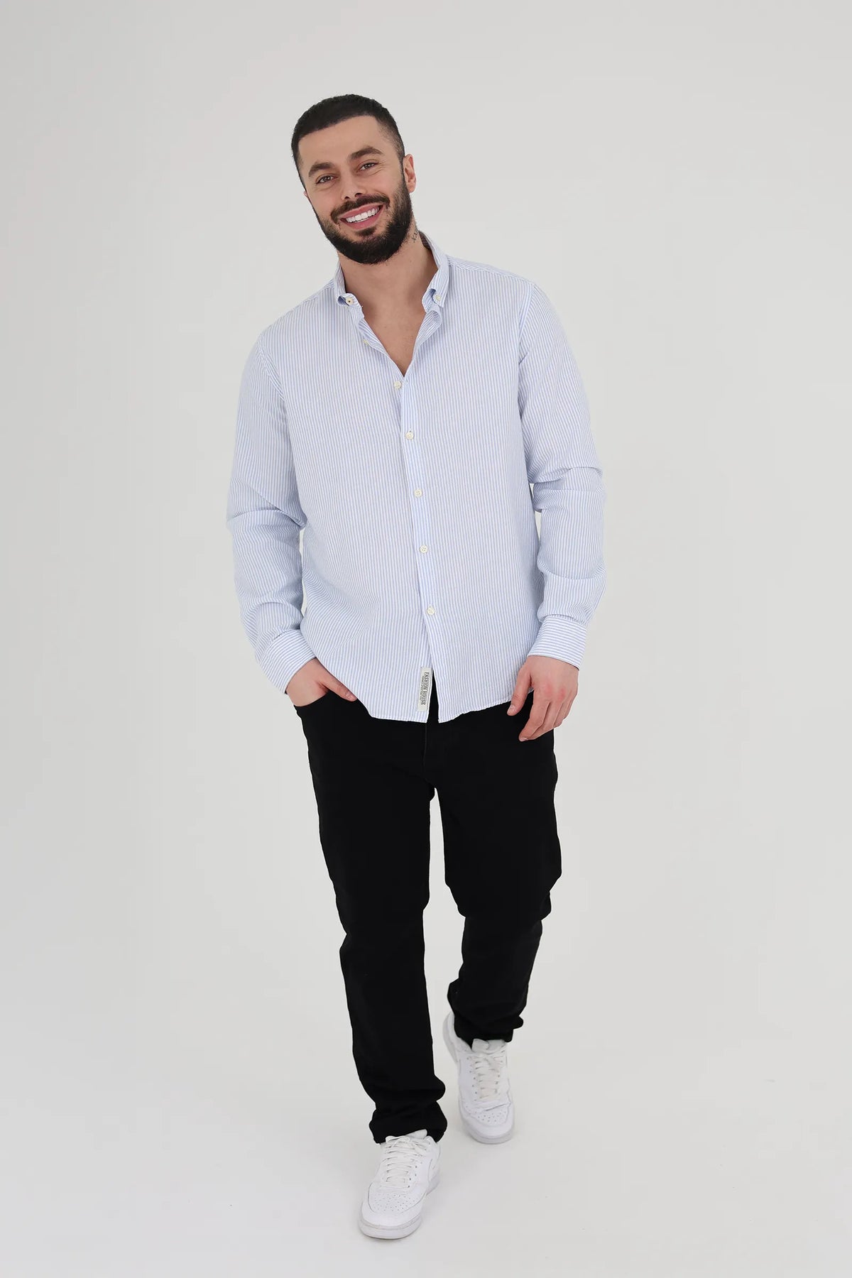 Kemishe stripe button up