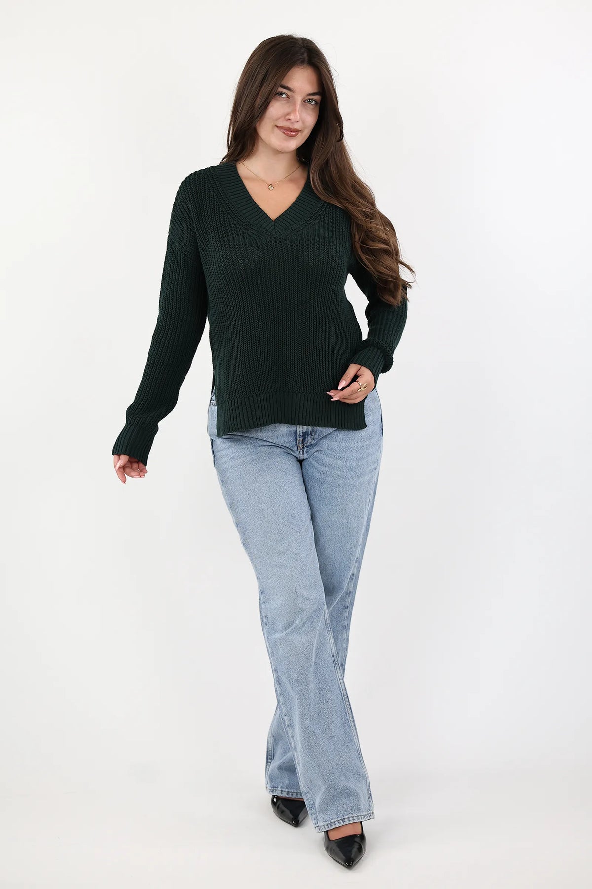 Xhemper wool v neck