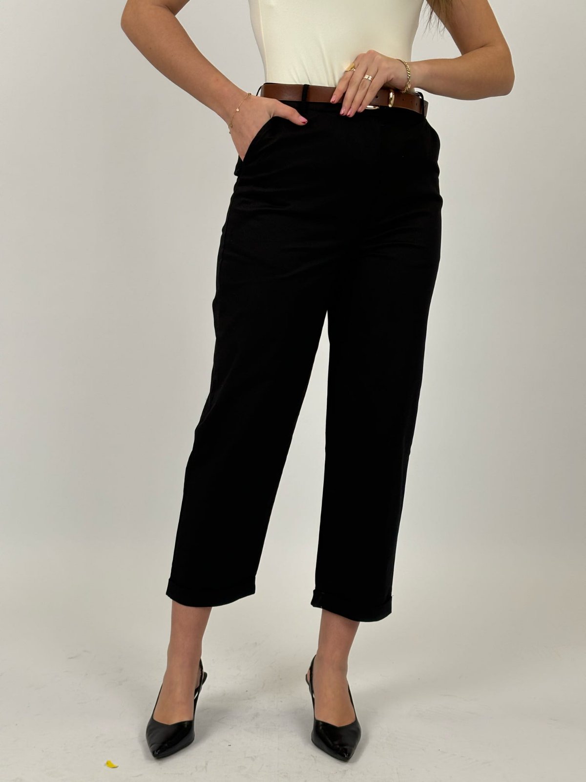 Pantollona chic cropped