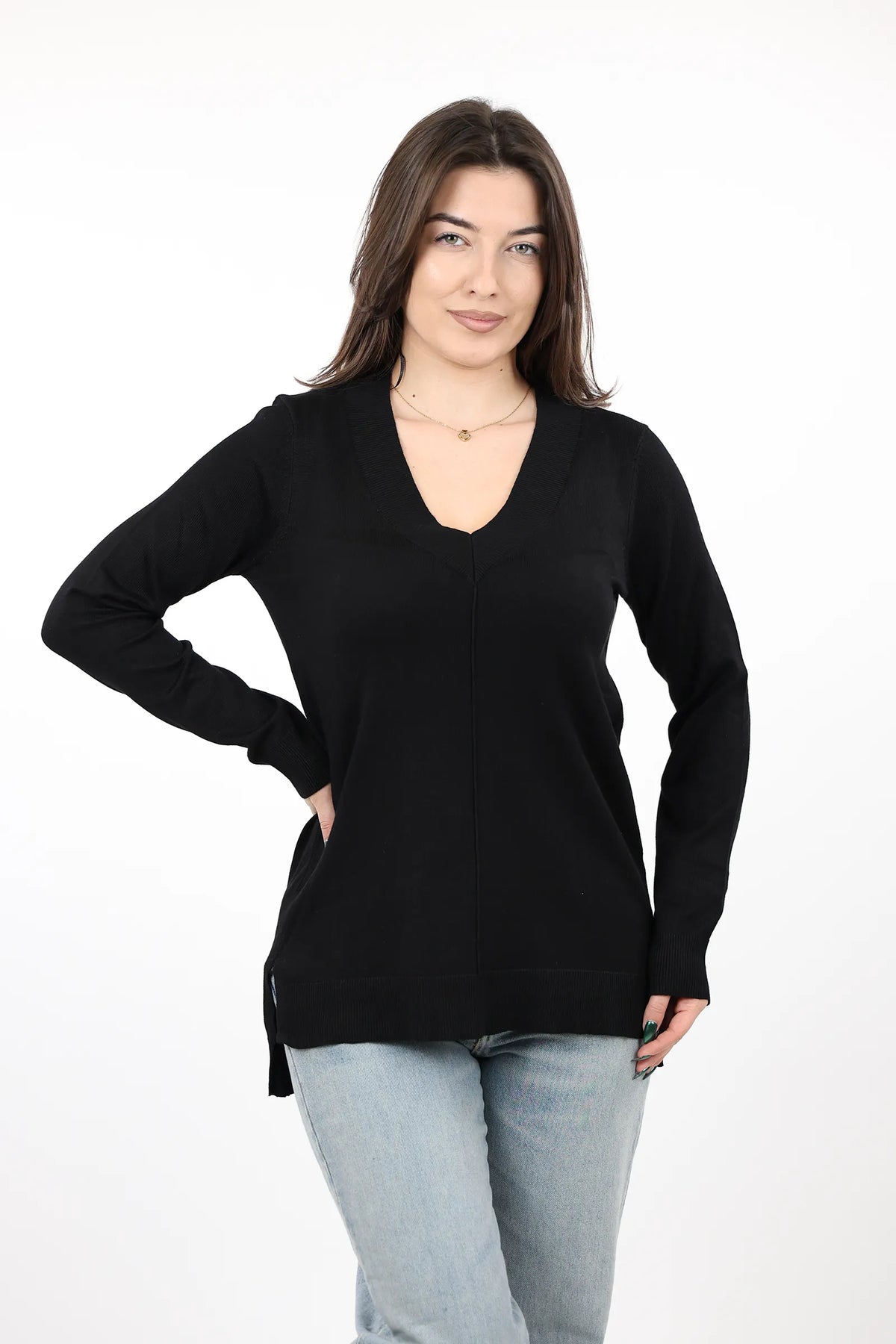 Xhemper merino v-neck