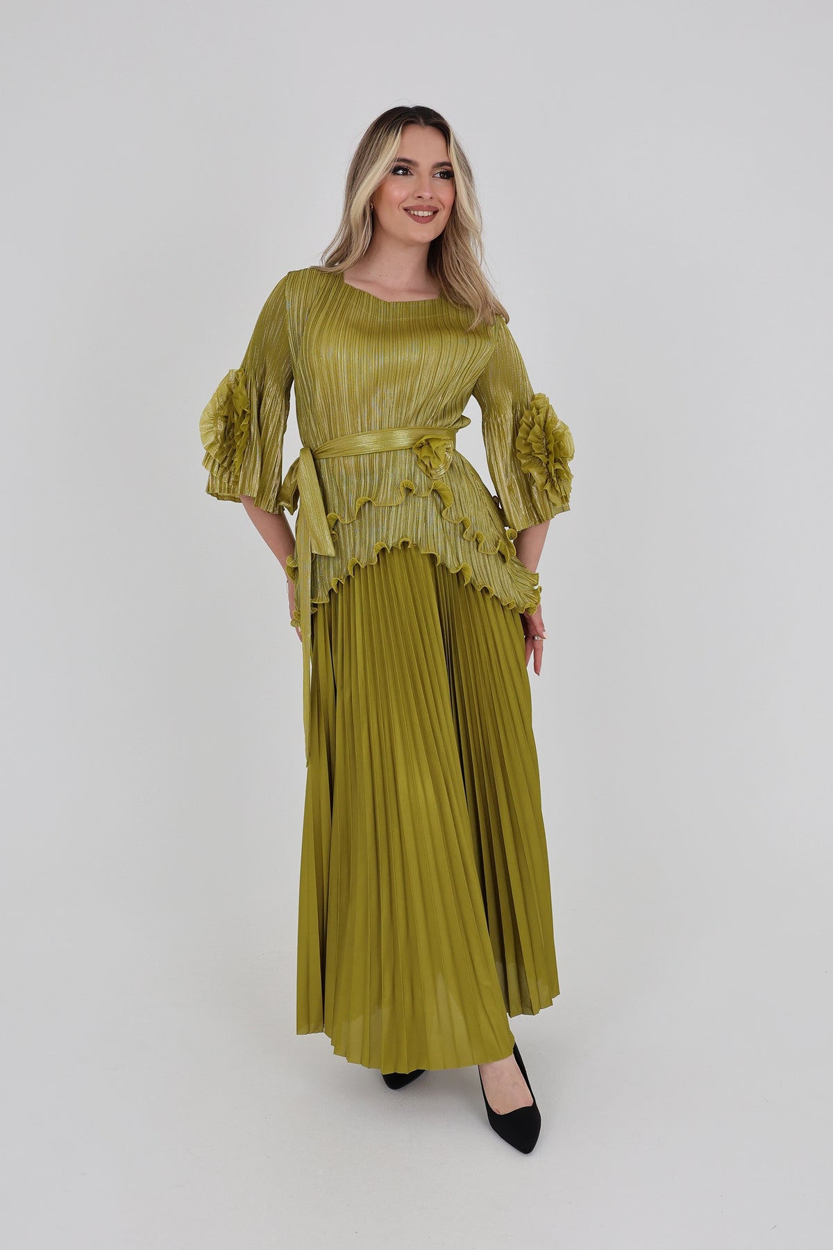 Set pleated co-ord