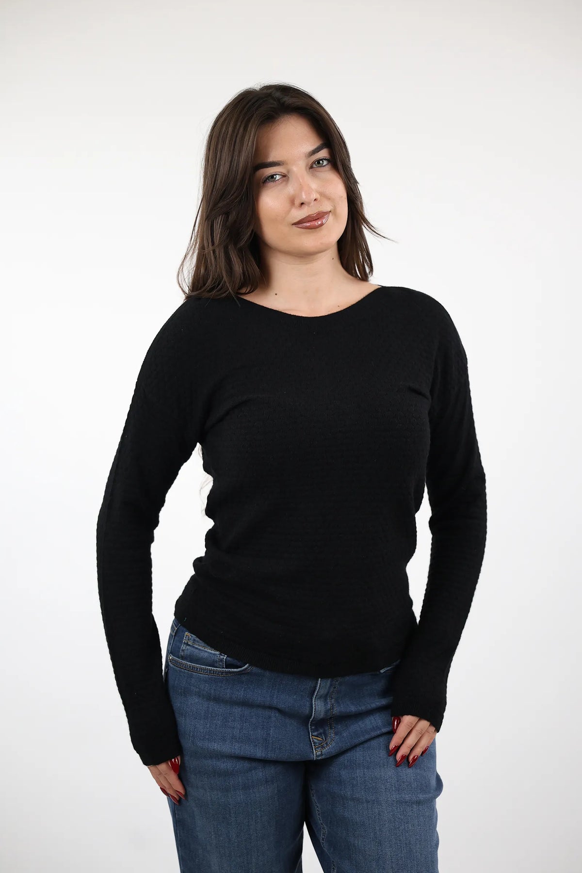 Bluze honeycomb knit
