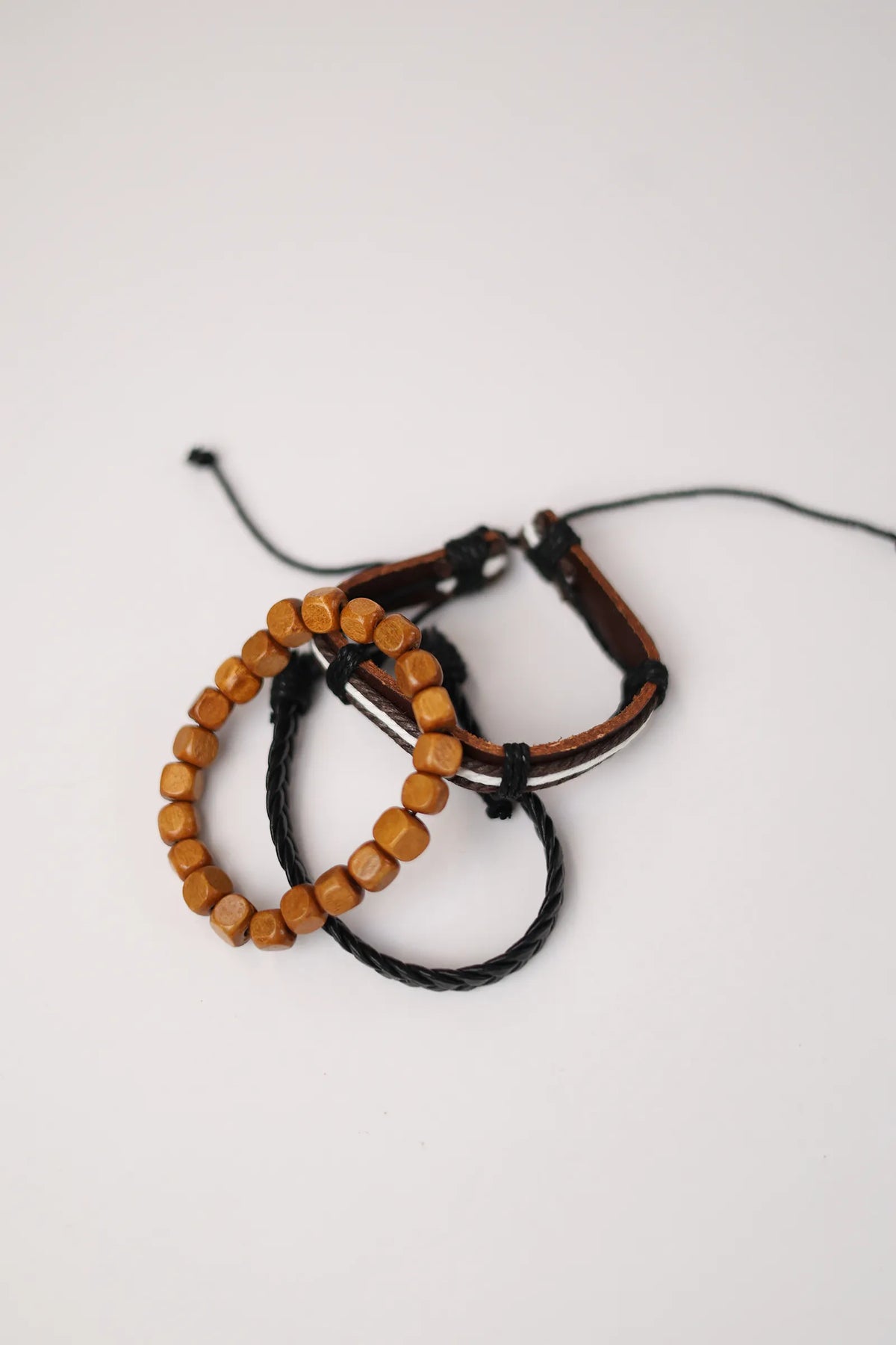 Aksesor black brown leather
