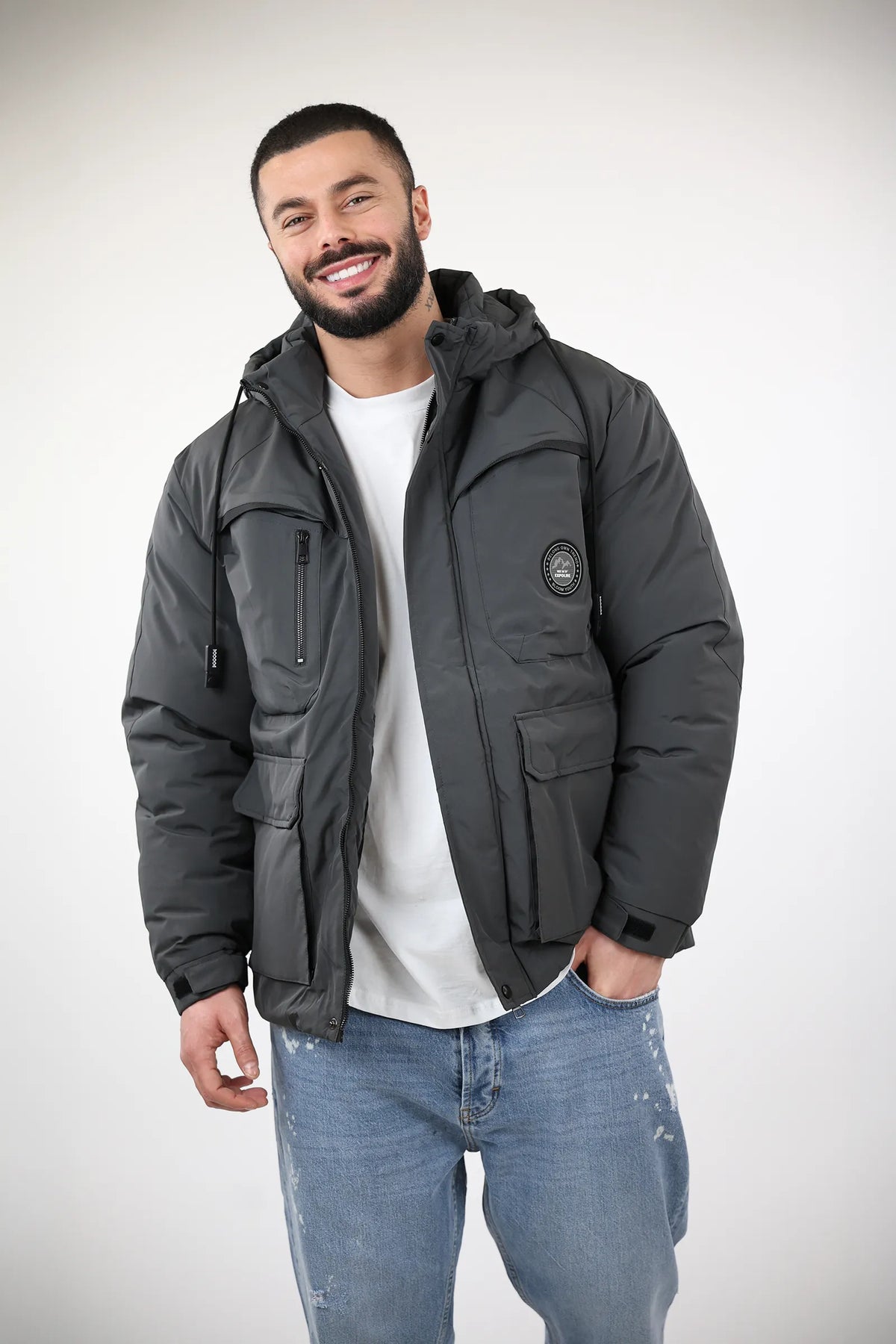 Jakne hooded puffer