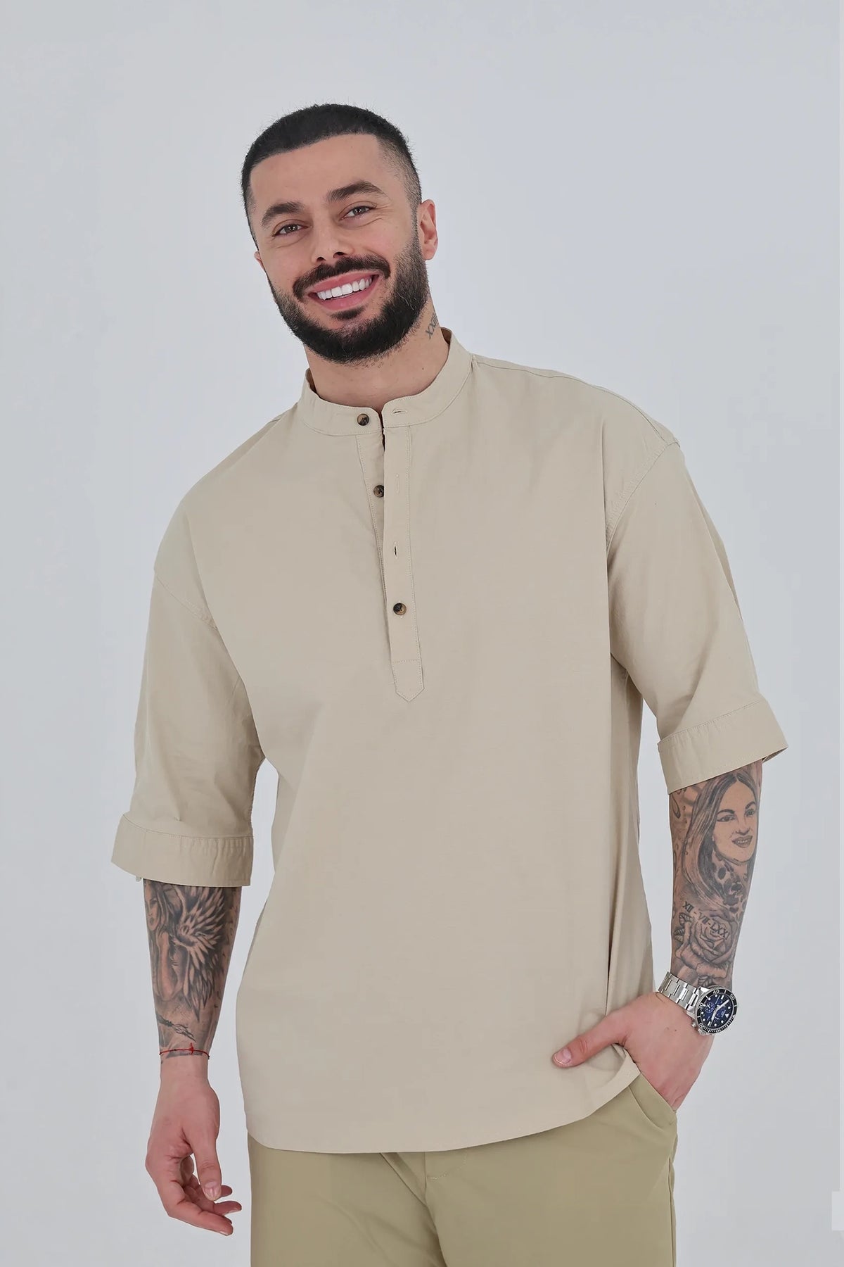 Kemishe popover shirt