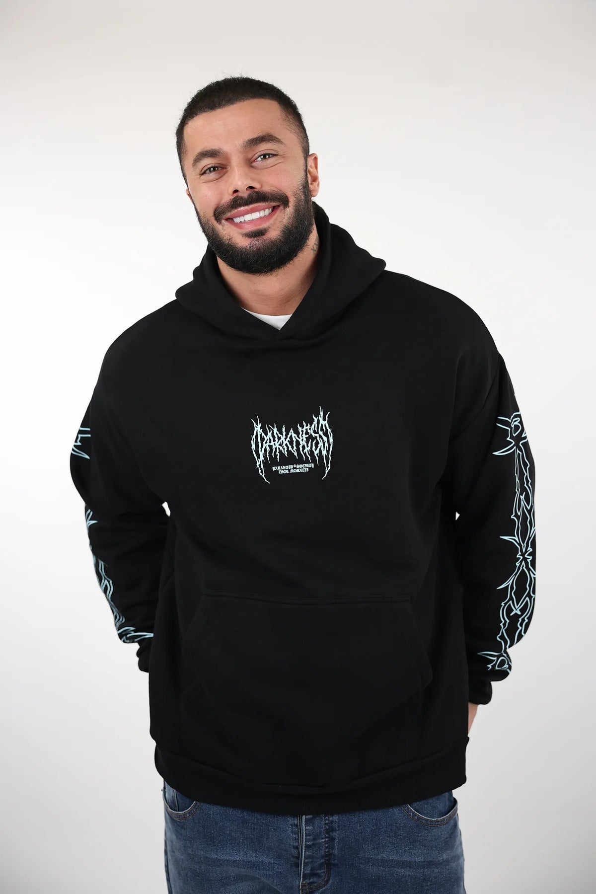 Duks print hoodie