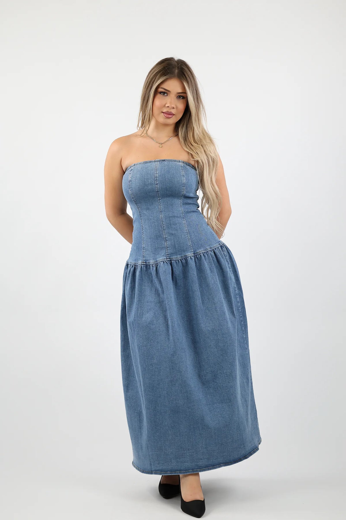 Fustan jeans