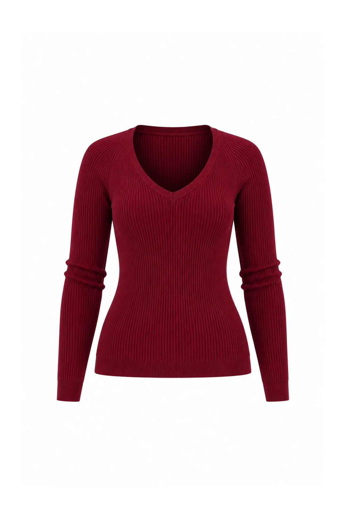 Bluze v-neck knit