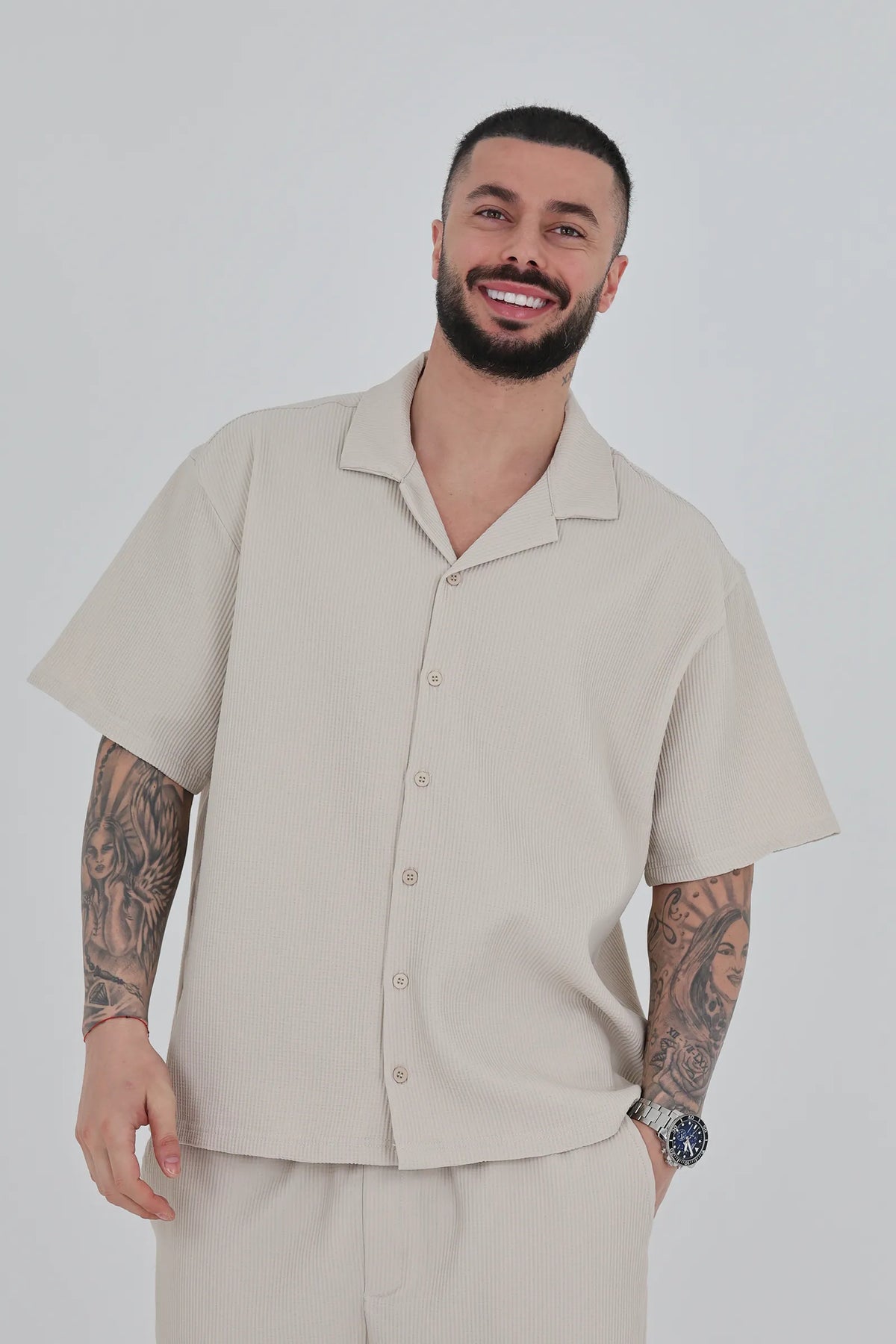 Kemishe waffle knit