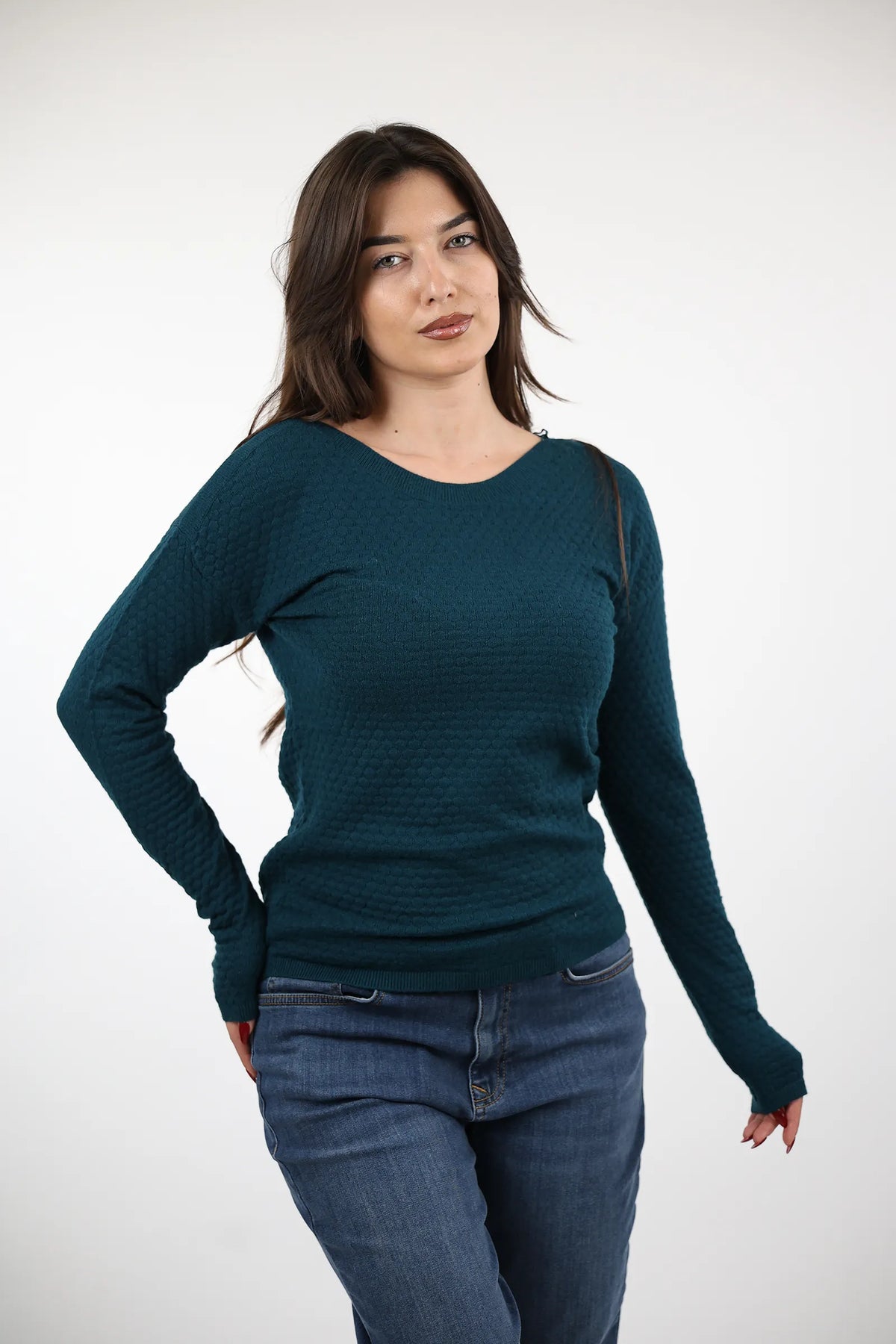 Bluze honeycomb knit