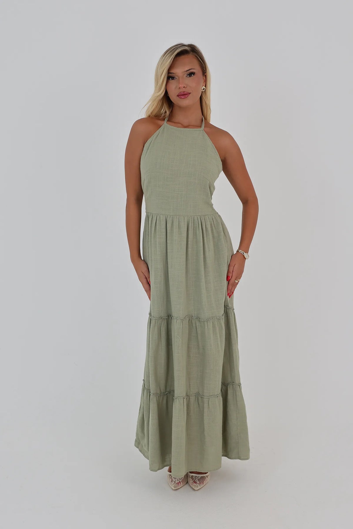 Fustan open back sundress
