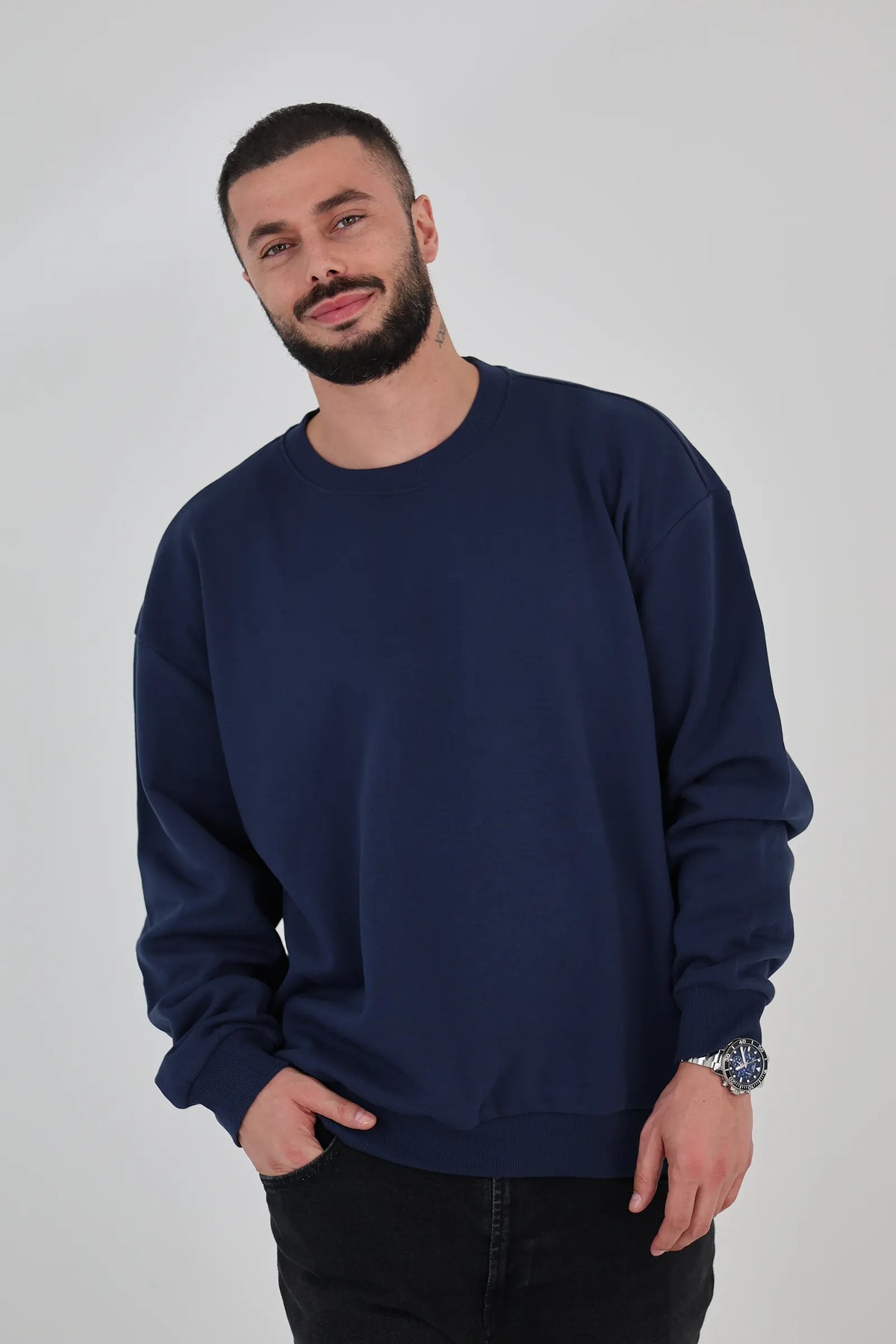 Duks  ribbed cuffs and hem