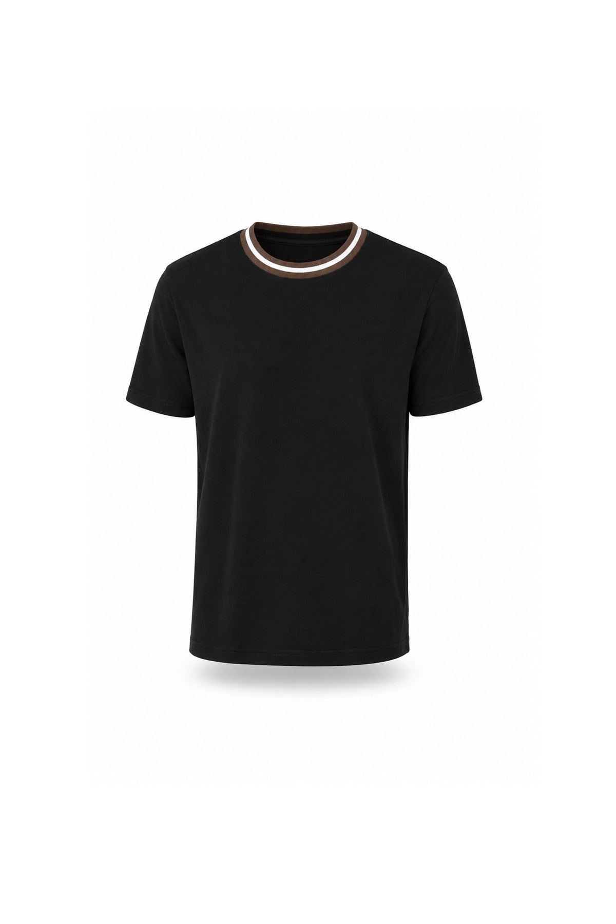Maice contrast ribbed neck
