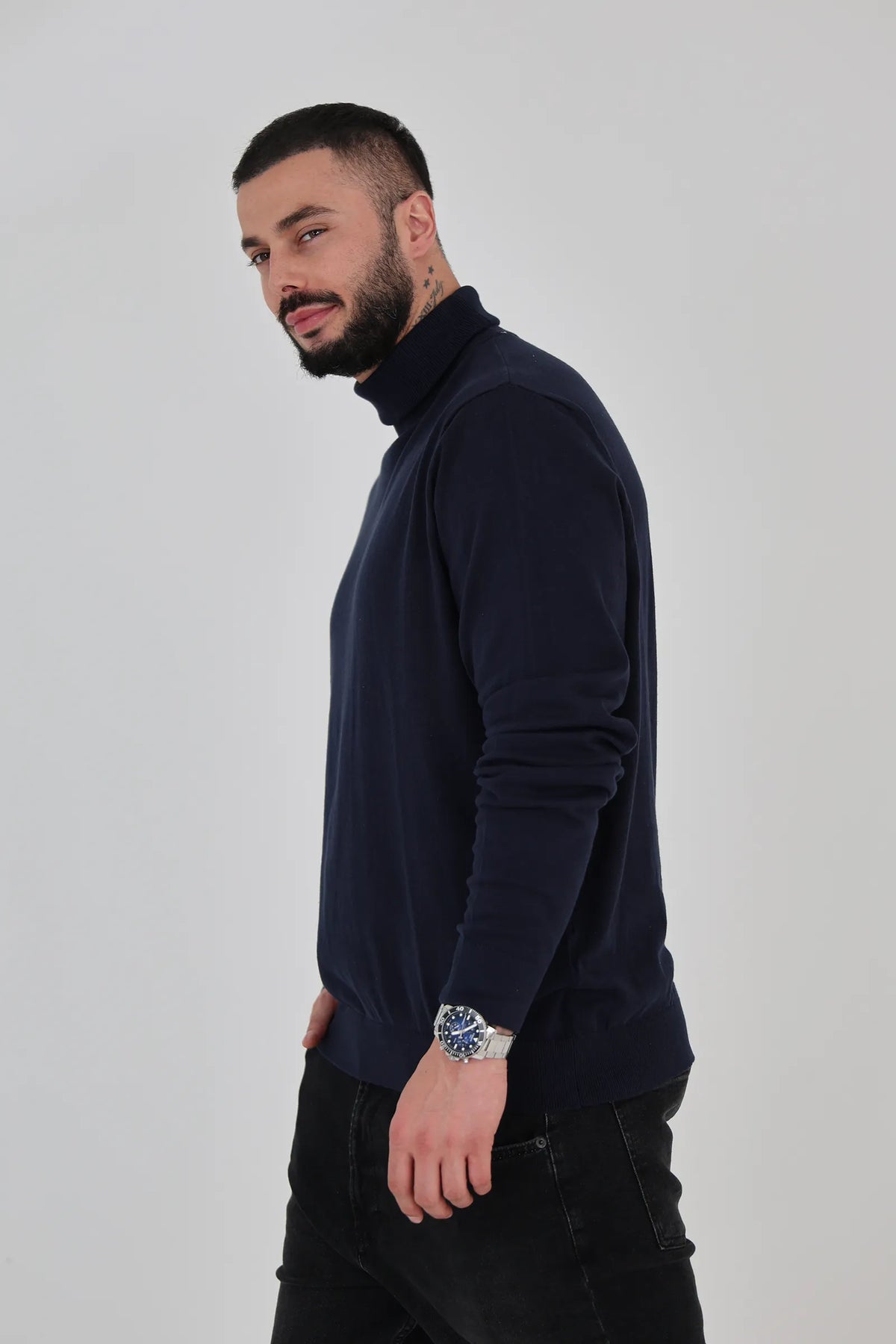 Rrollke classic roll neck