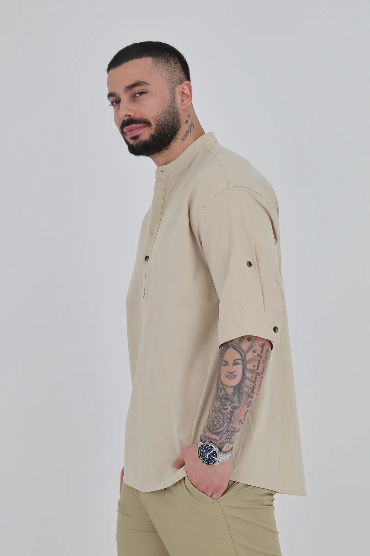 Kemishe popover shirt