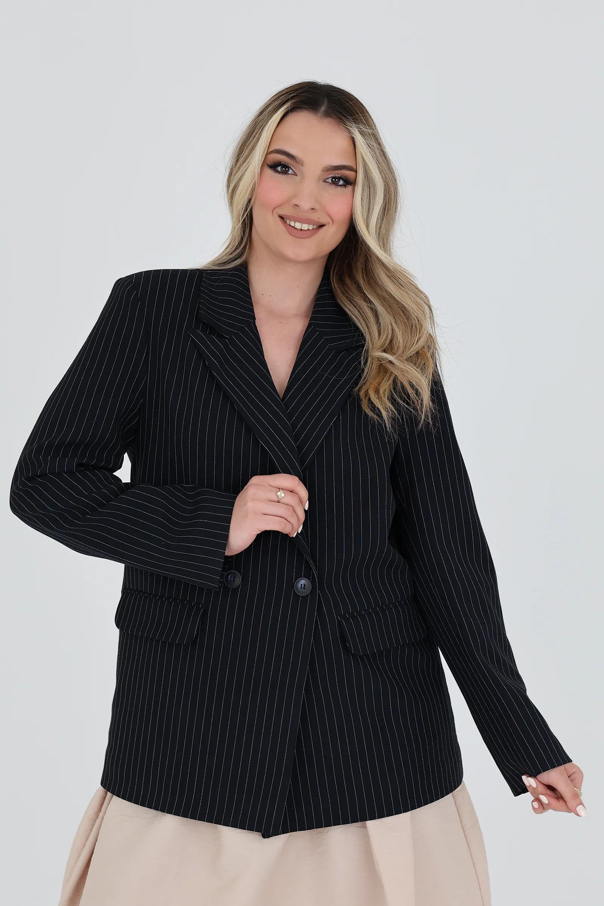 Sako pinstripe suit