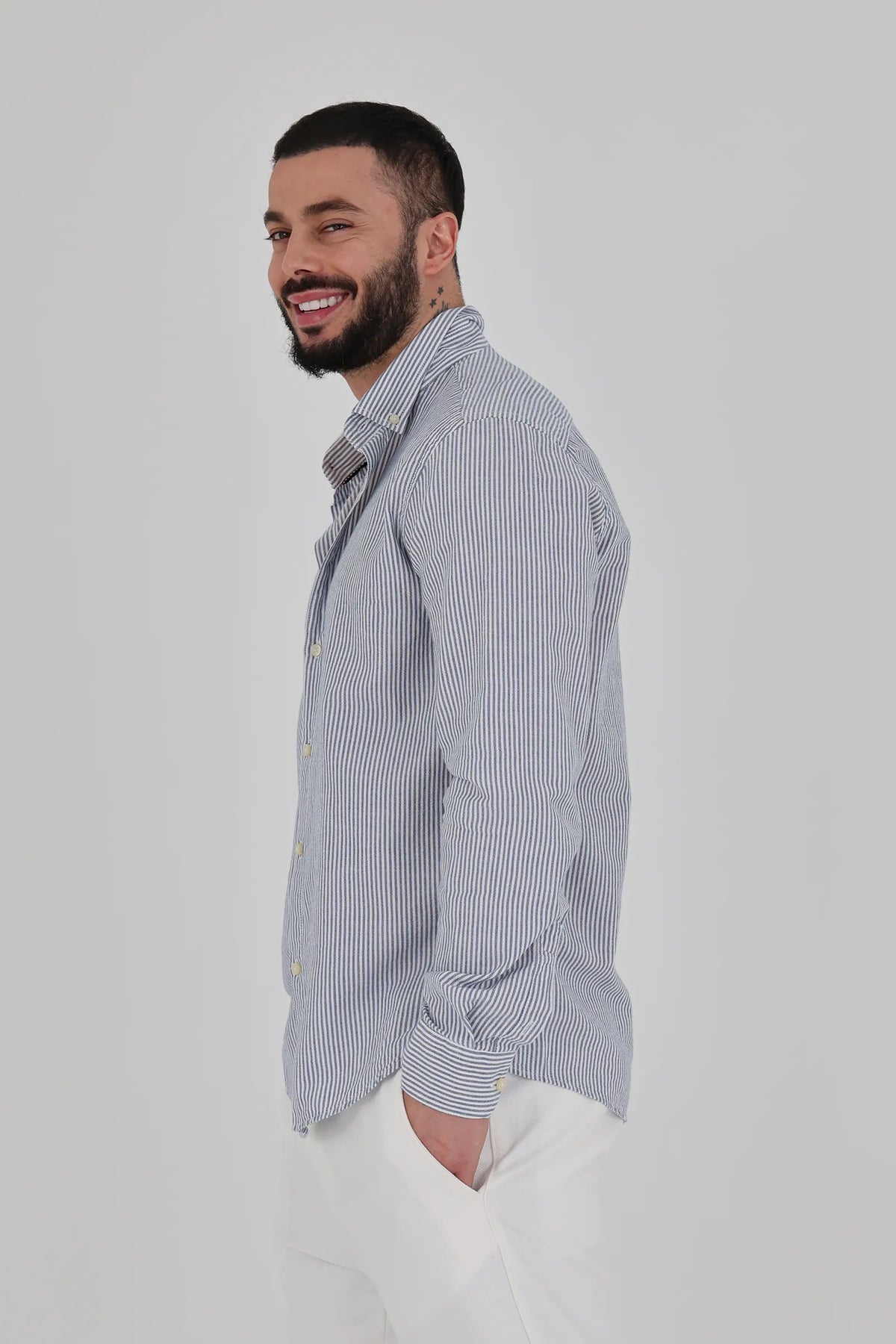 Kemishe stripe button up