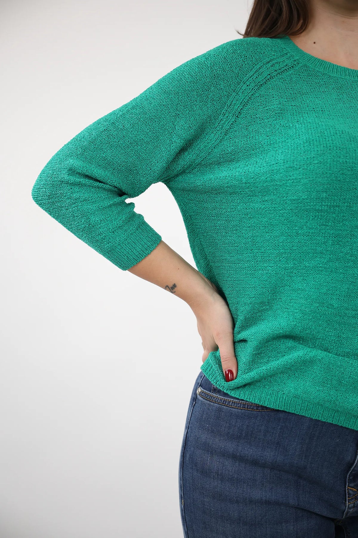 Xhemper sleeve knit