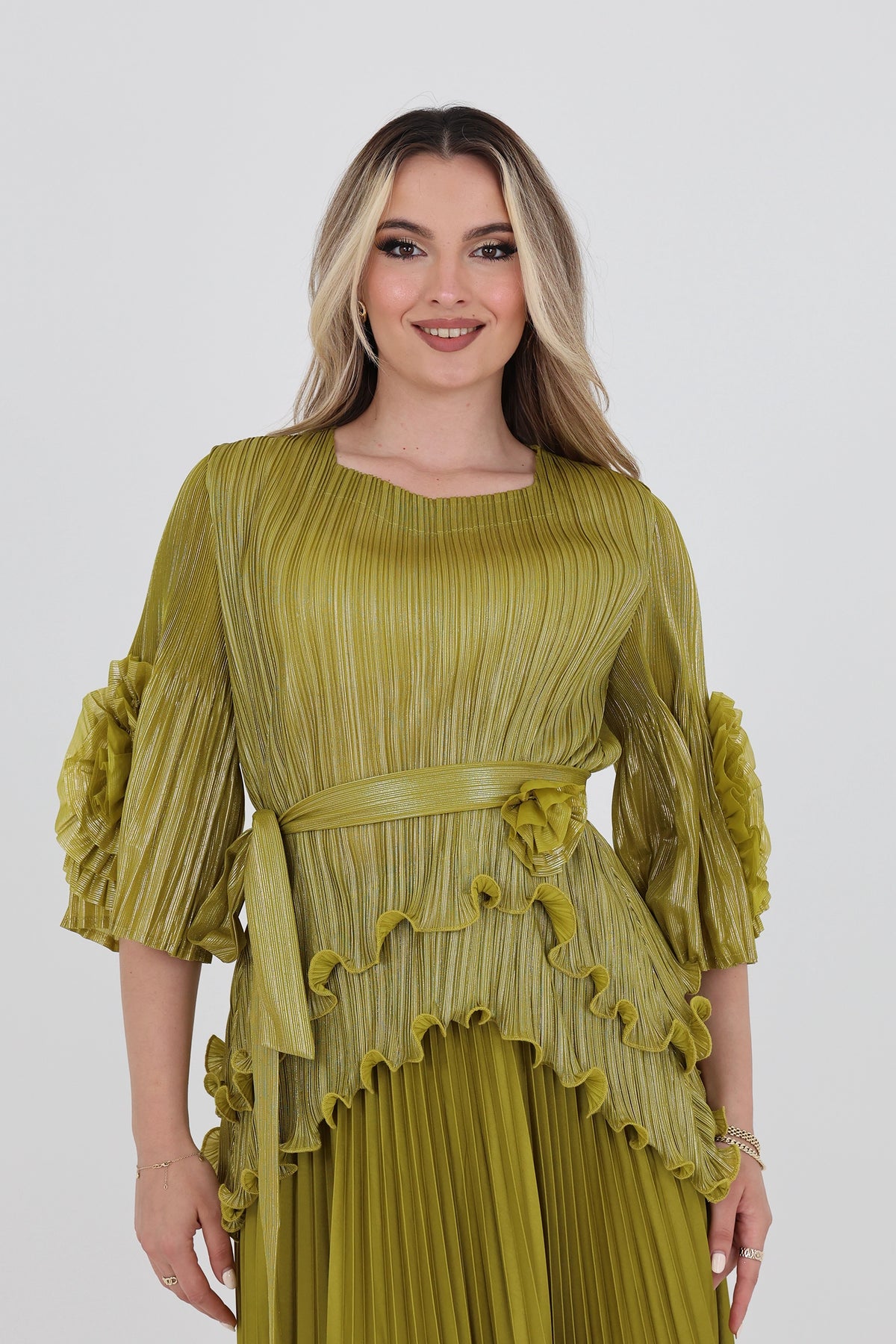 Set pleated co-ord